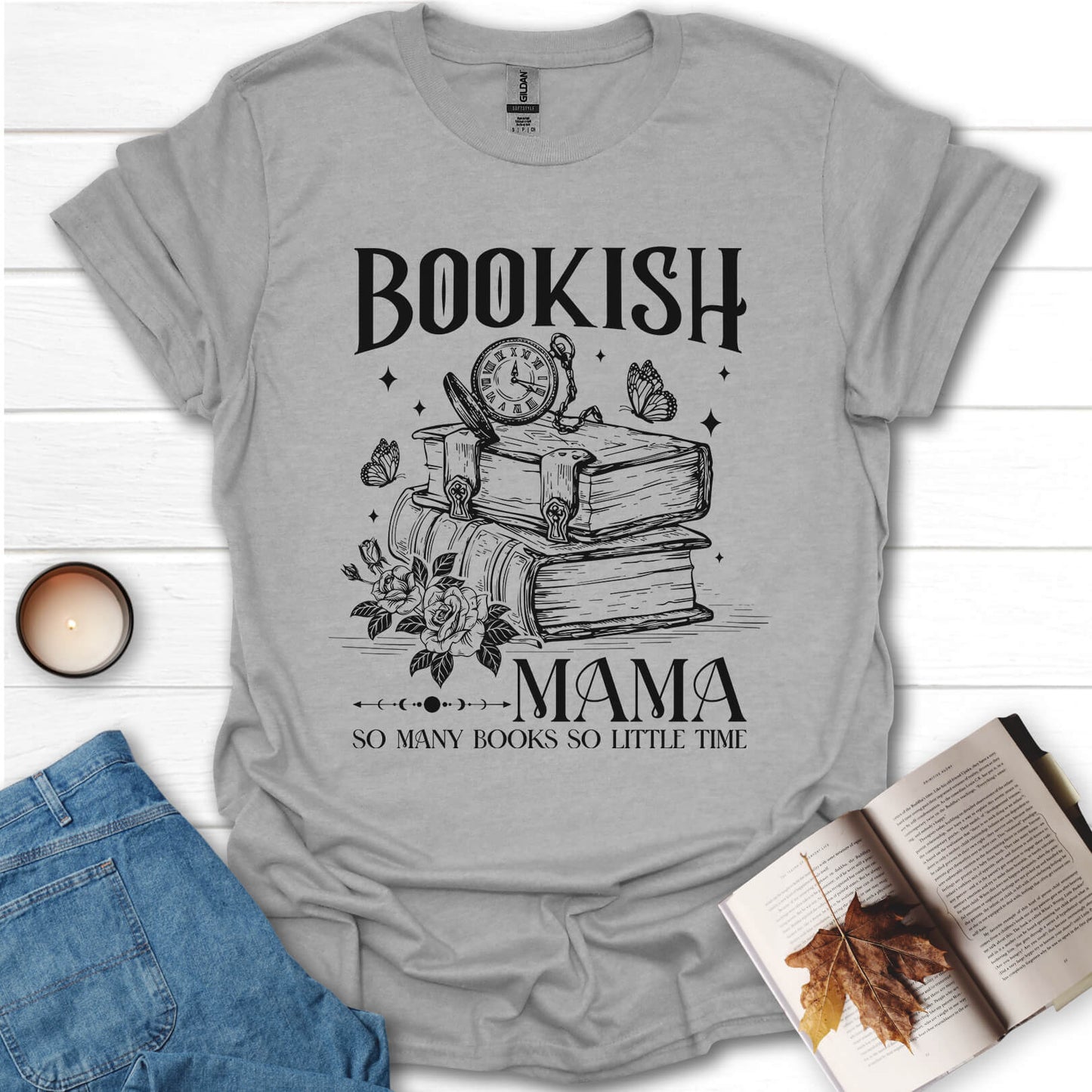 Bookish Mama Reading T-Shirt