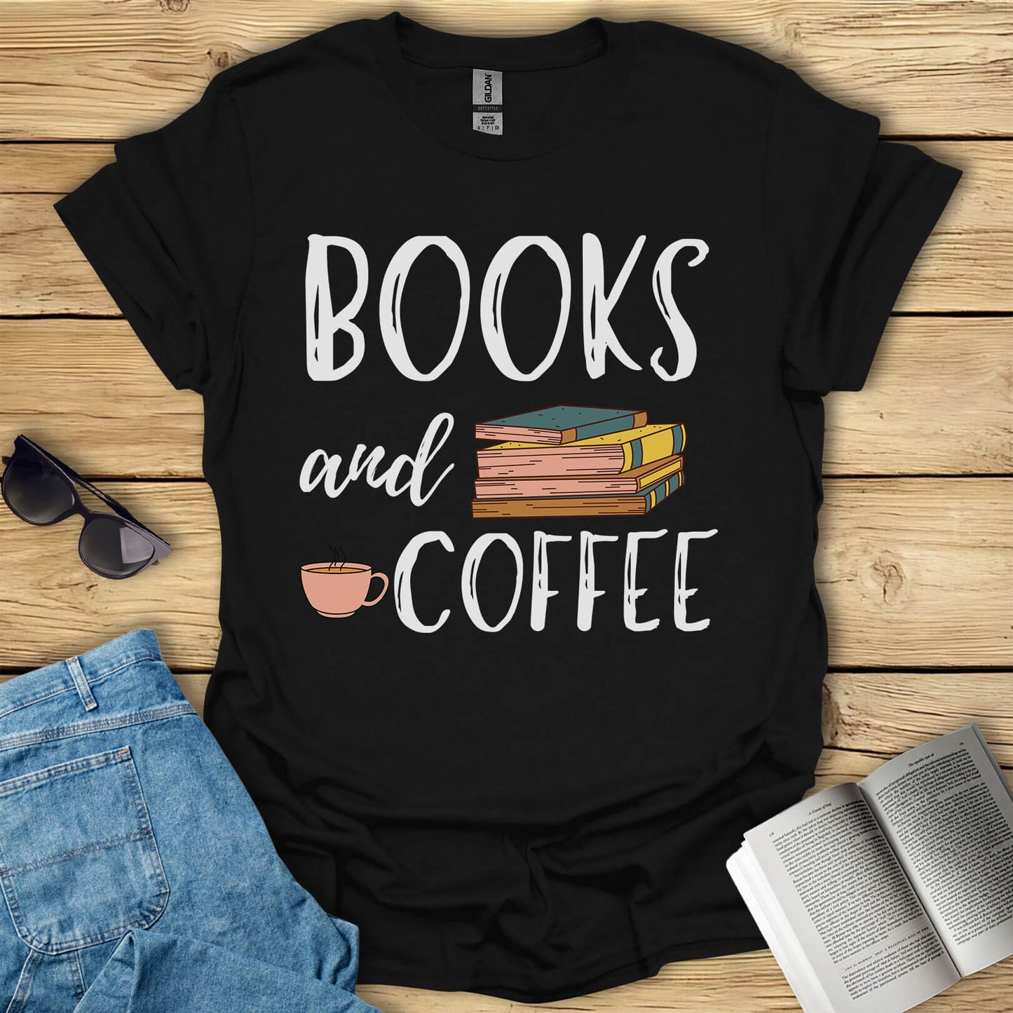 Books And Coffee T-Shirt