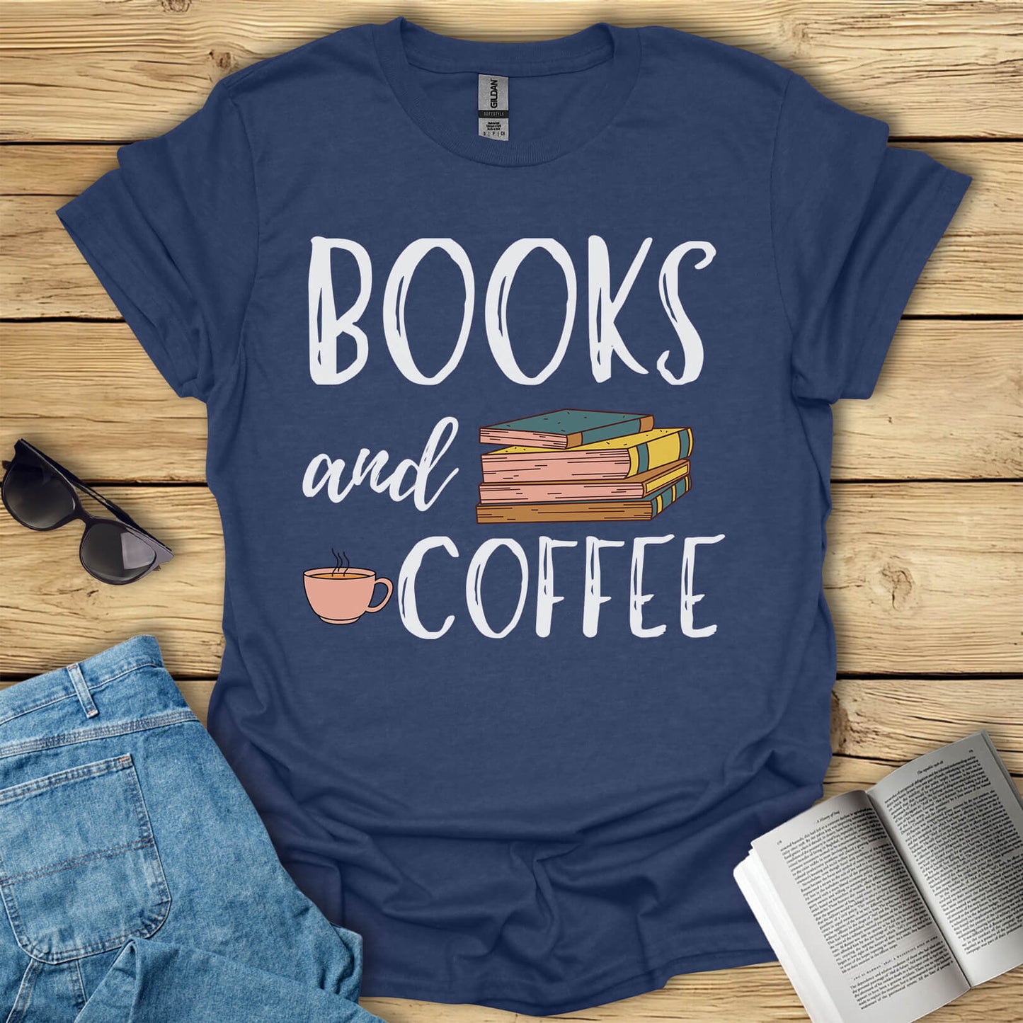 Books And Coffee T-Shirt