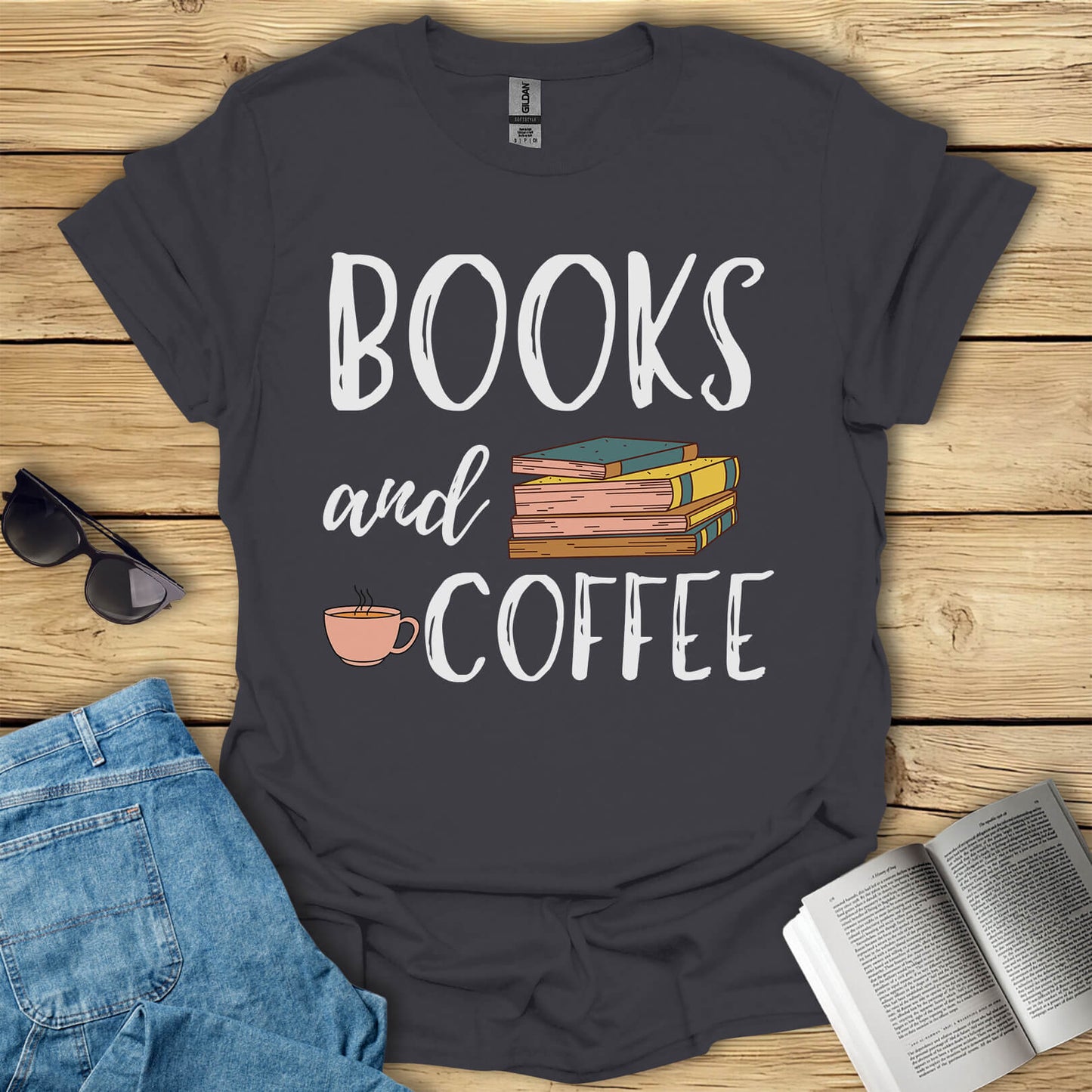 Books And Coffee T-Shirt