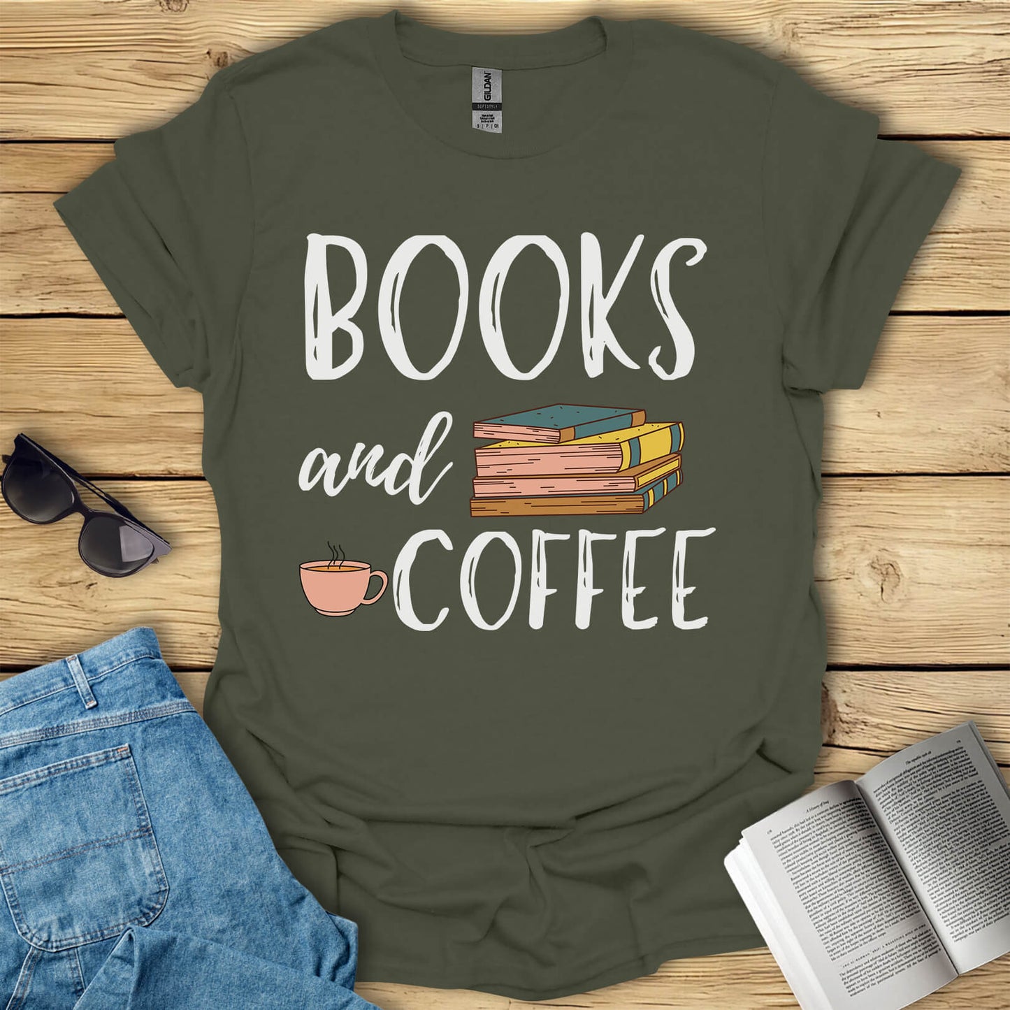 Books And Coffee T-Shirt