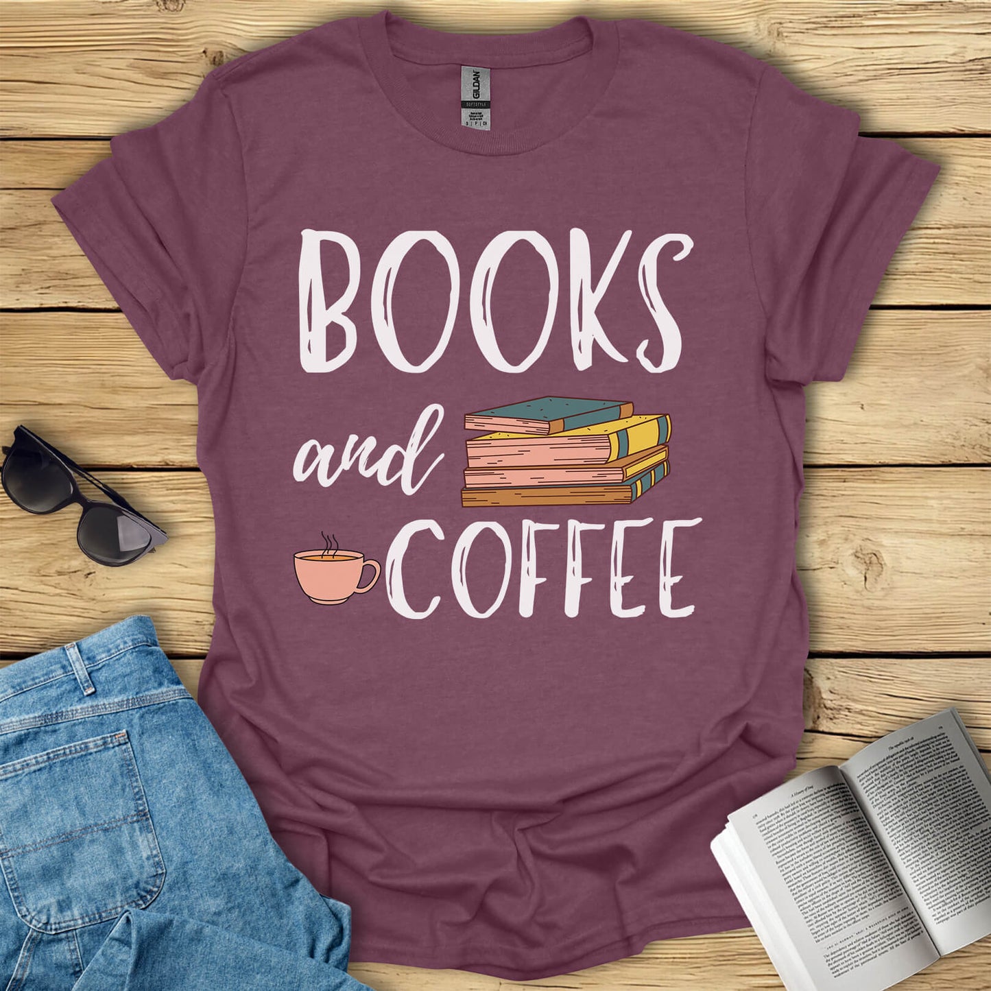 Books And Coffee T-Shirt