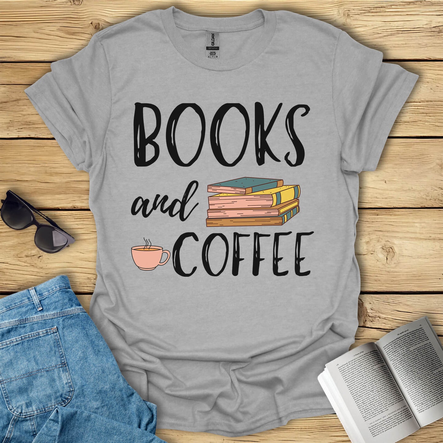 Books And Coffee T-Shirt