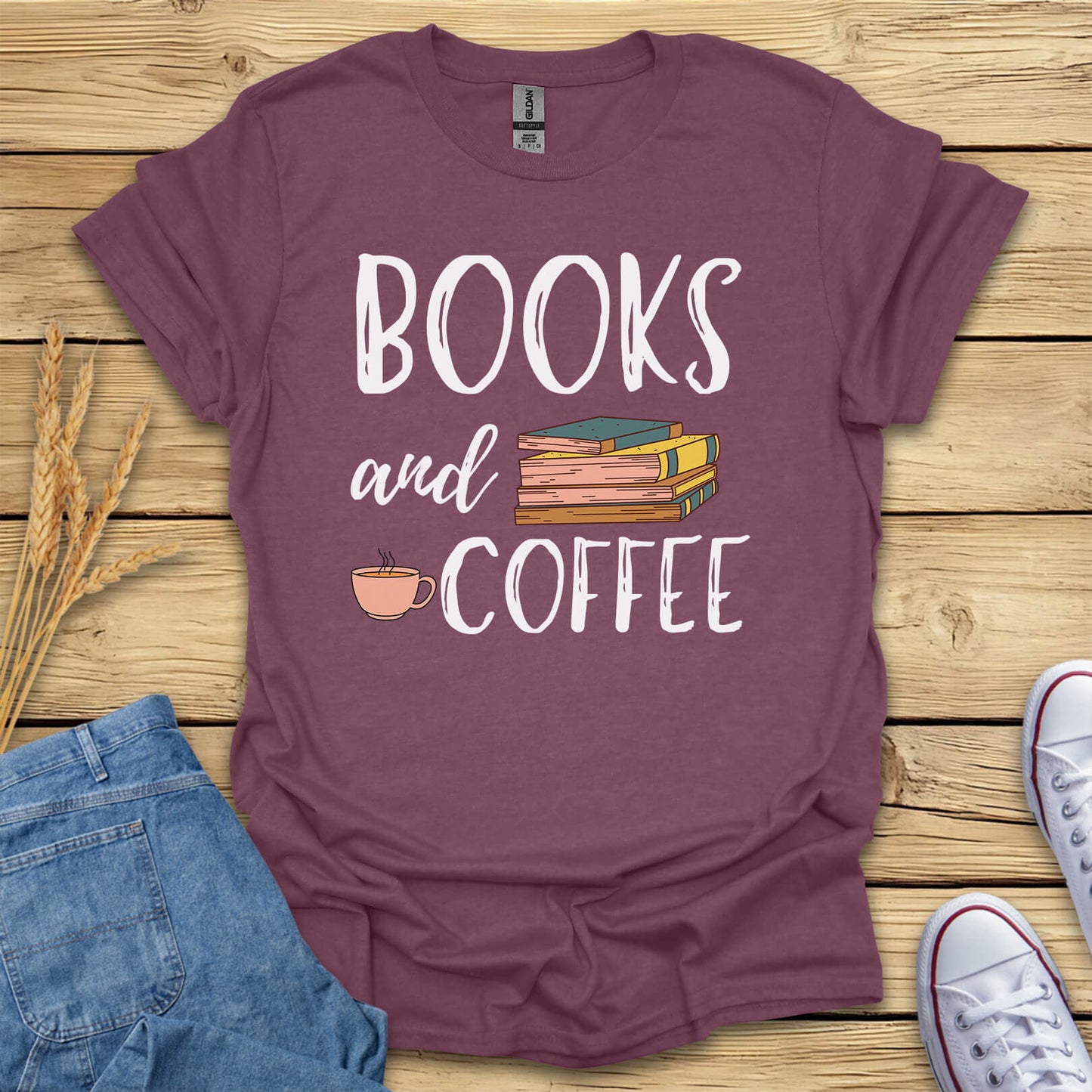 Books And Coffee T-Shirt