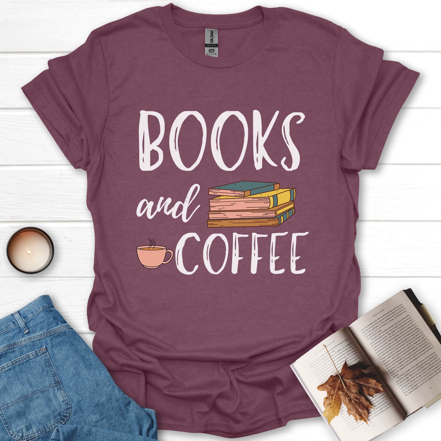 Books And Coffee T-Shirt