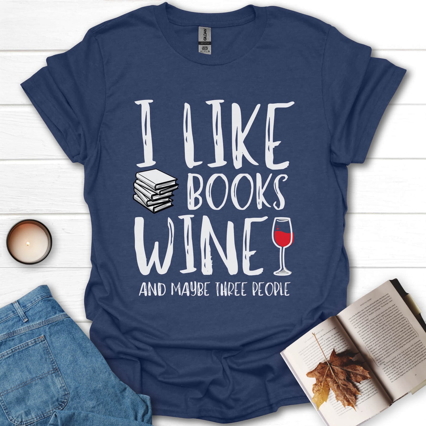 Books And Wine T-Shirt