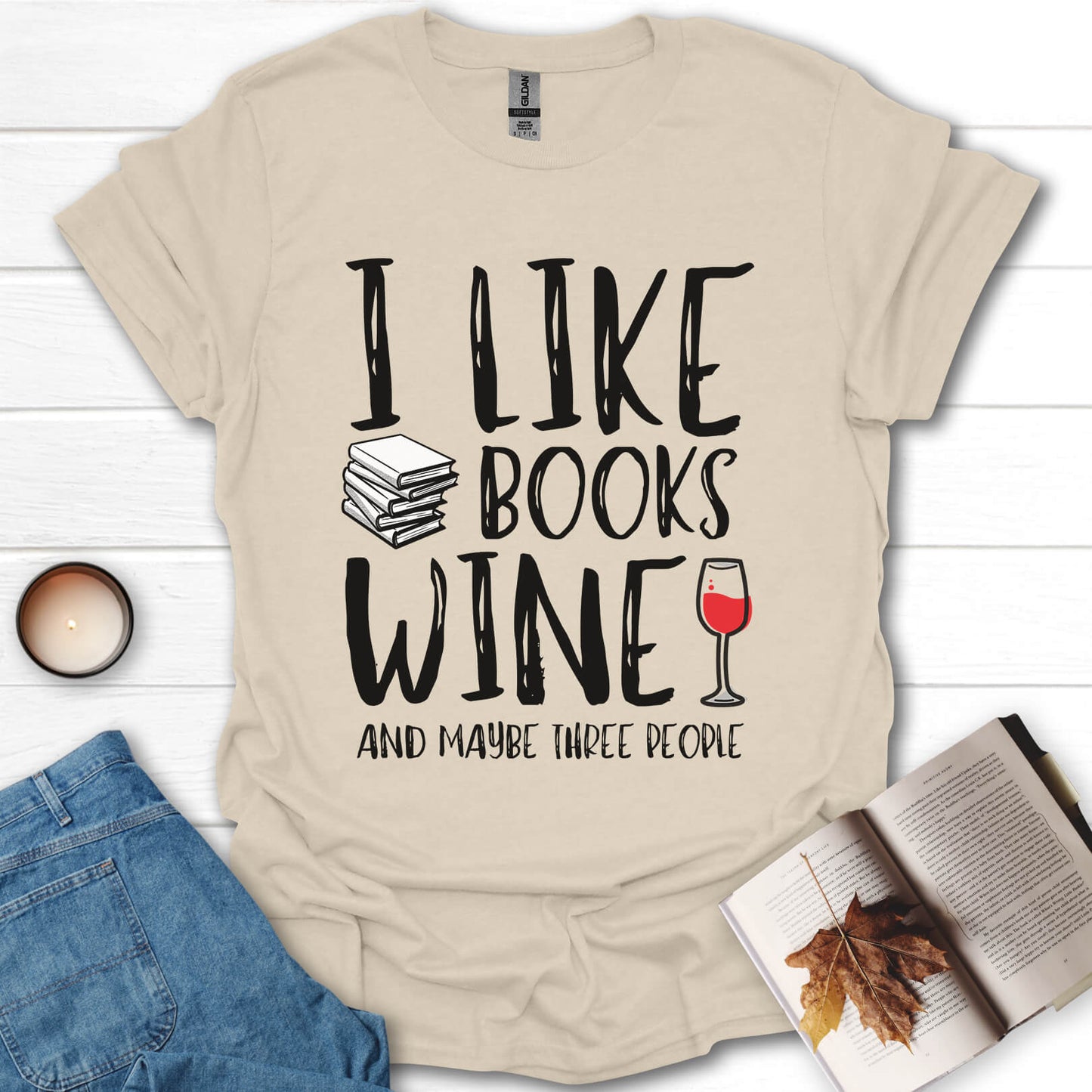 Books And Wine T-Shirt