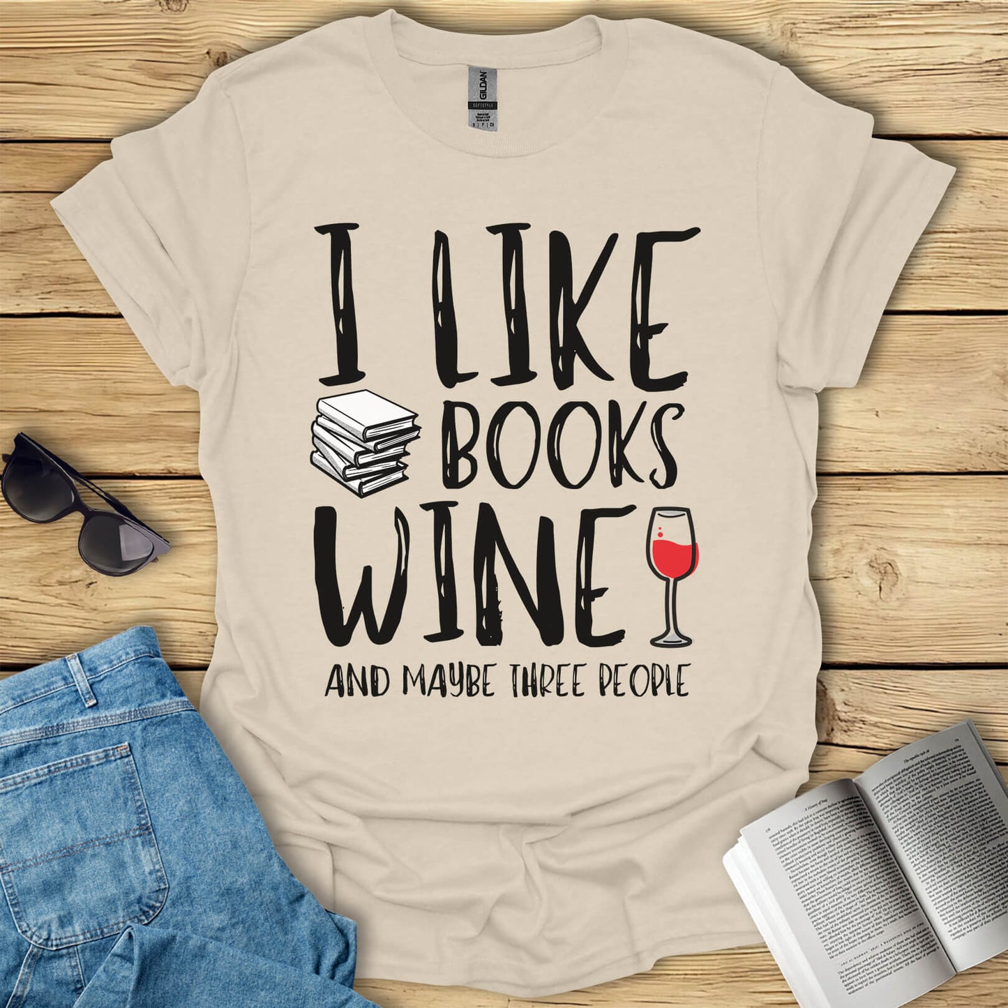 Books And Wine T-Shirt