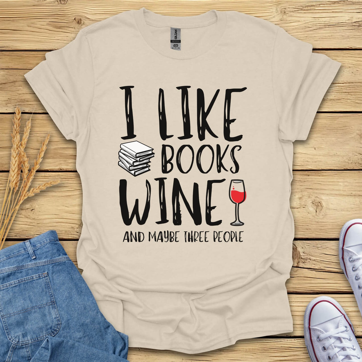 Books And Wine T-Shirt