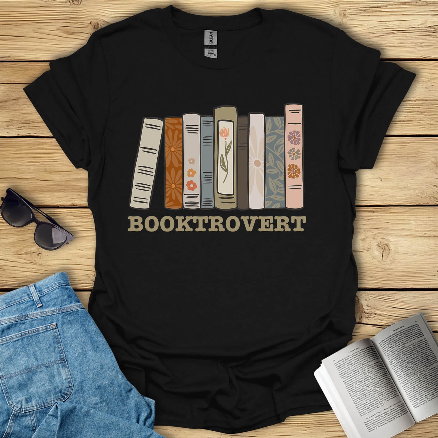 Booktrovert Book Reading T-Shirt