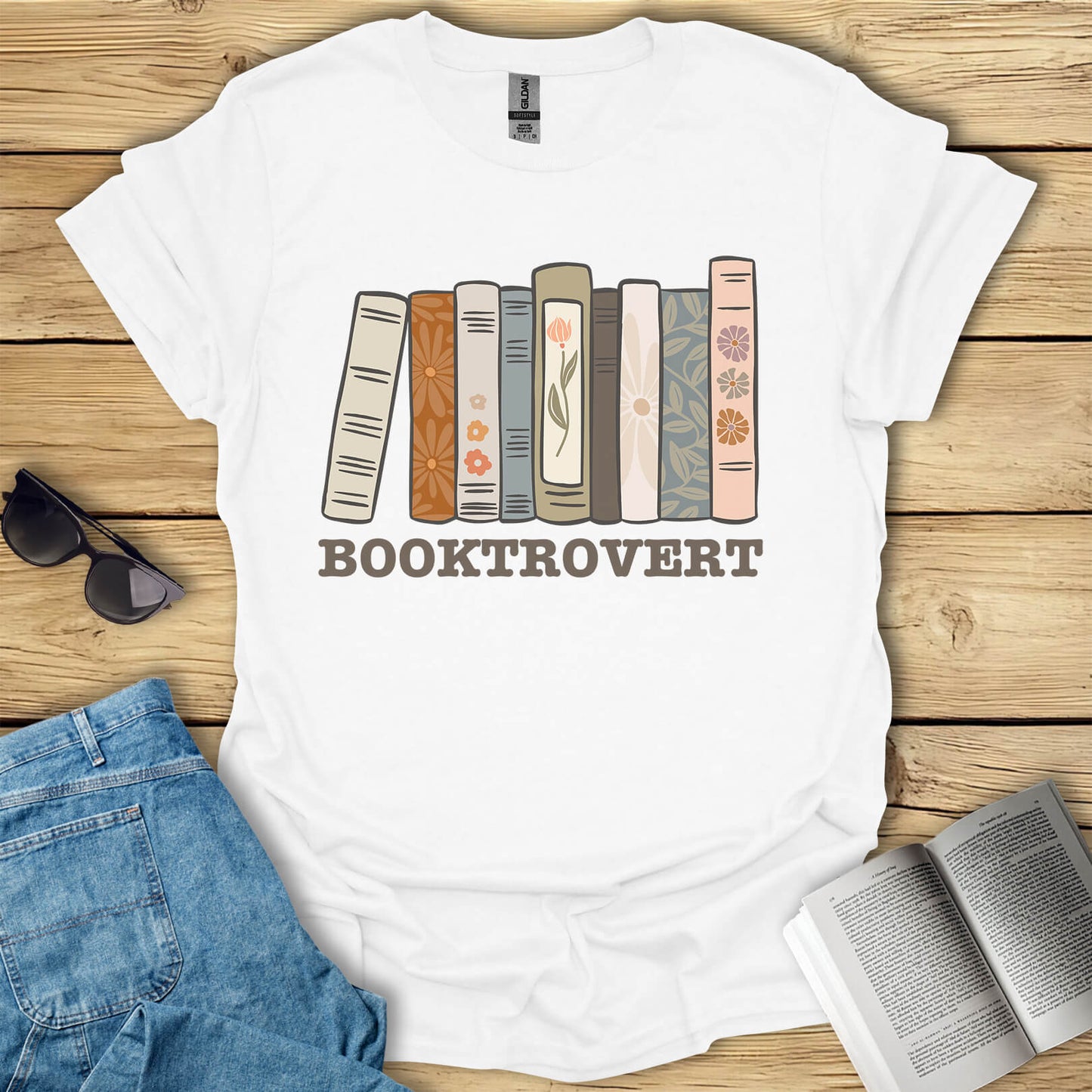 Booktrovert Book Reading T-Shirt