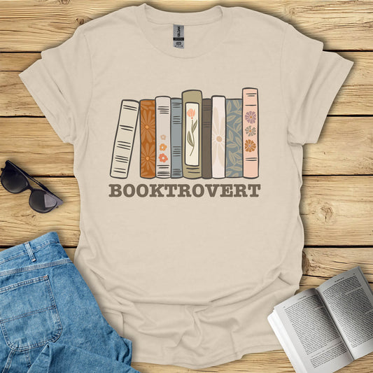 Booktrovert Book Reading T-Shirt