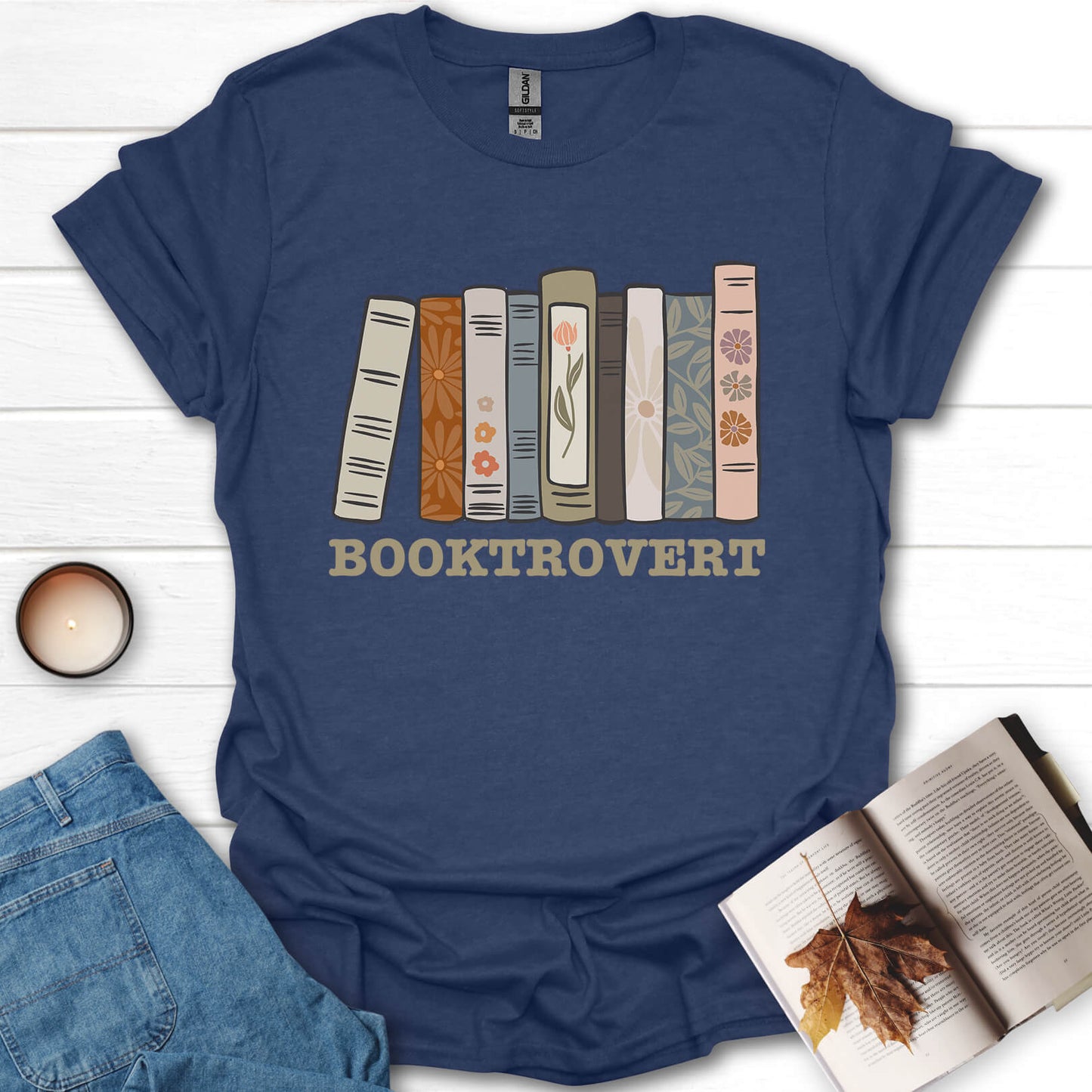 Booktrovert Book Reading T-Shirt