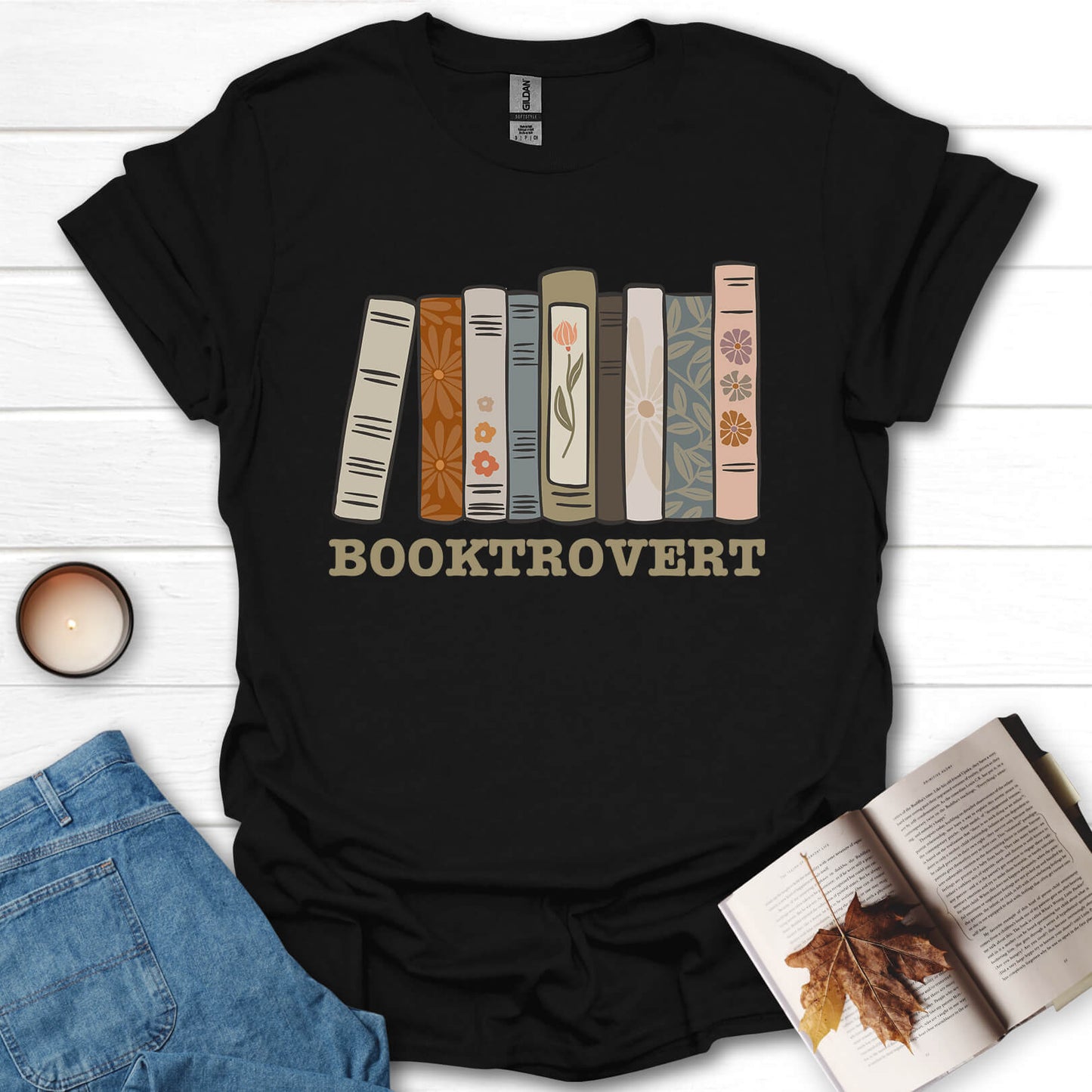 Booktrovert Book Reading T-Shirt