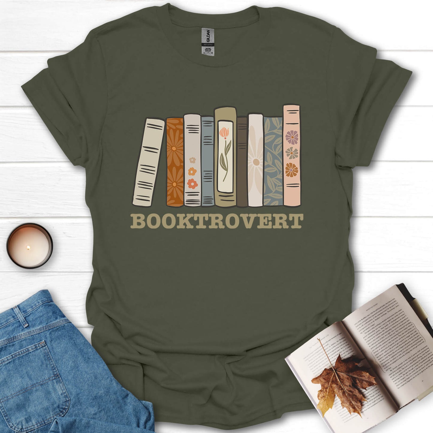 Booktrovert Book Reading T-Shirt