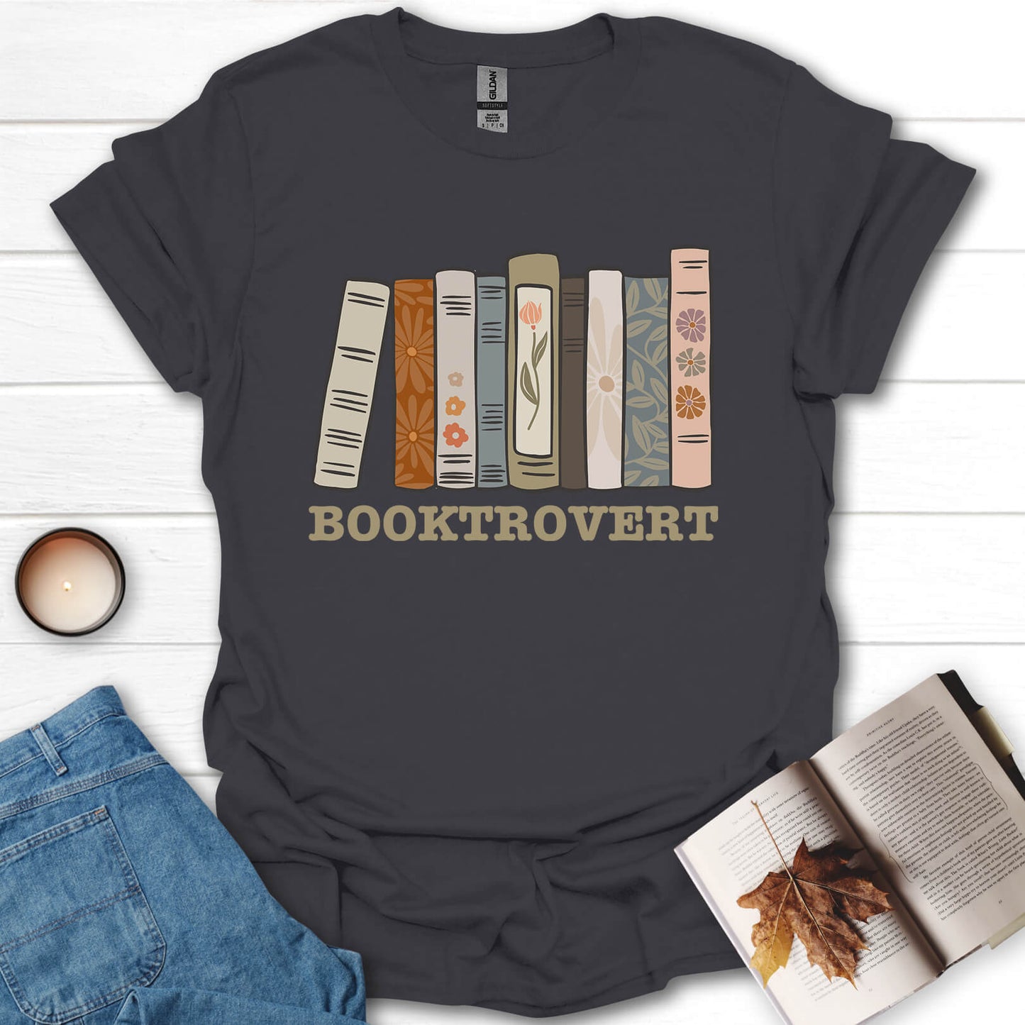 Booktrovert Book Reading T-Shirt