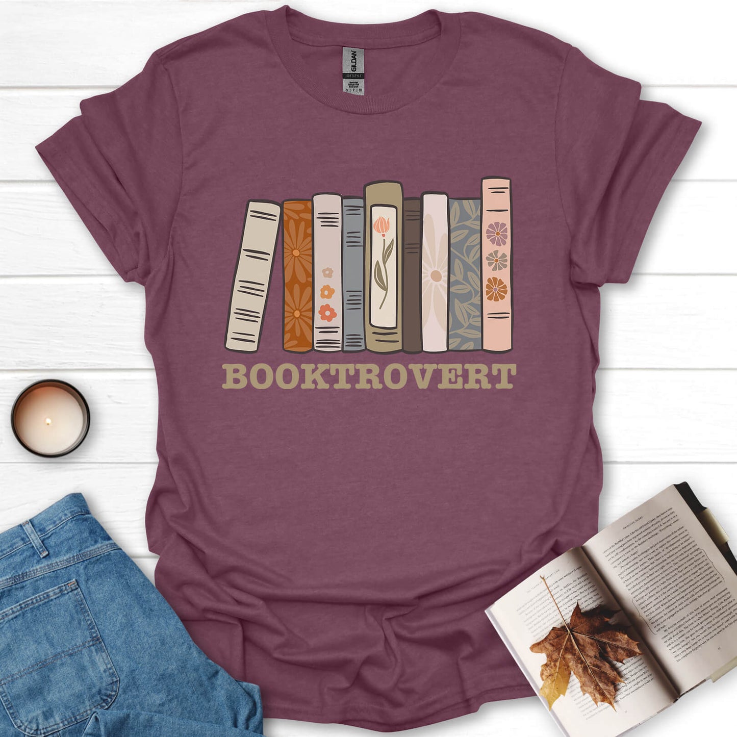 Booktrovert Book Reading T-Shirt