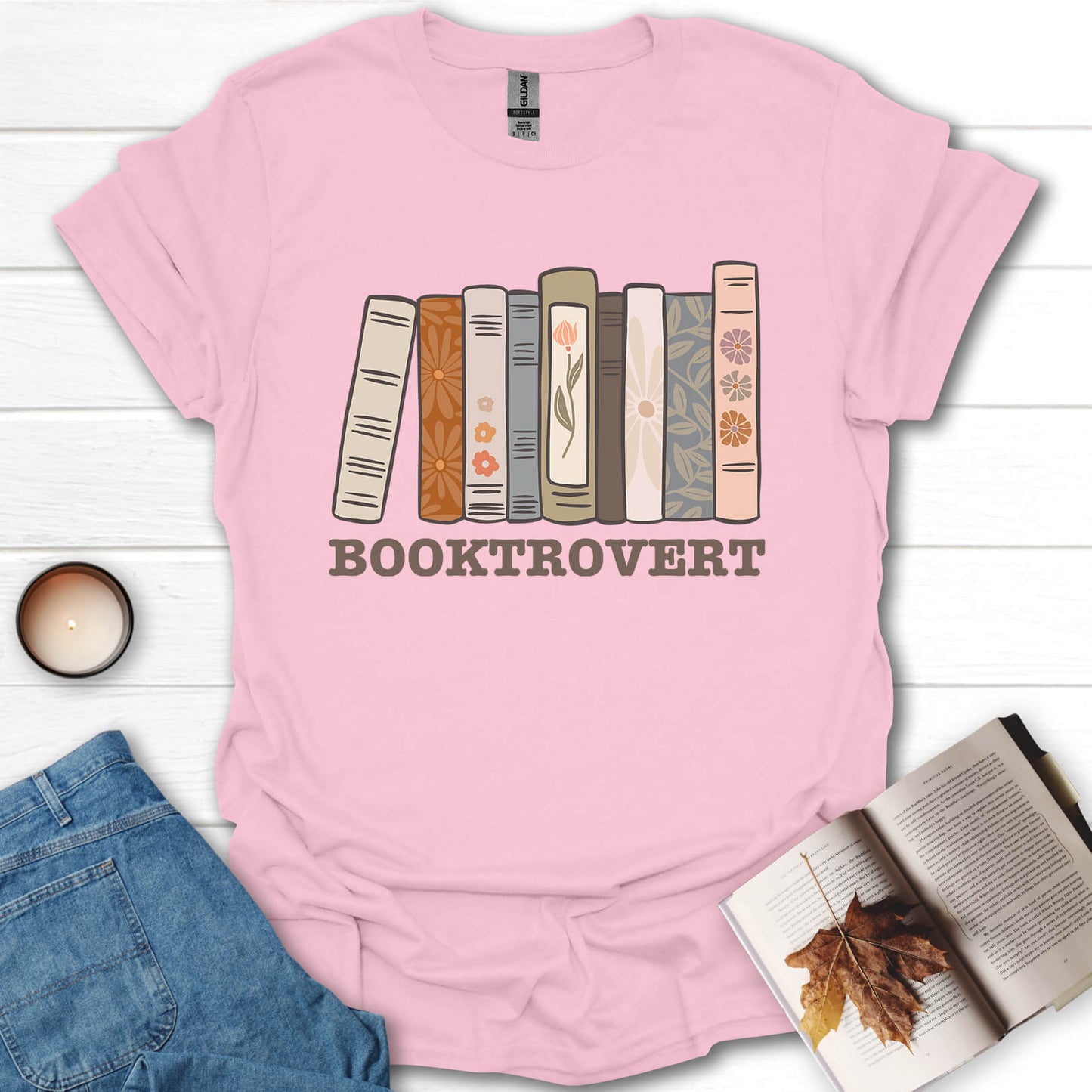 Booktrovert Book Reading T-Shirt