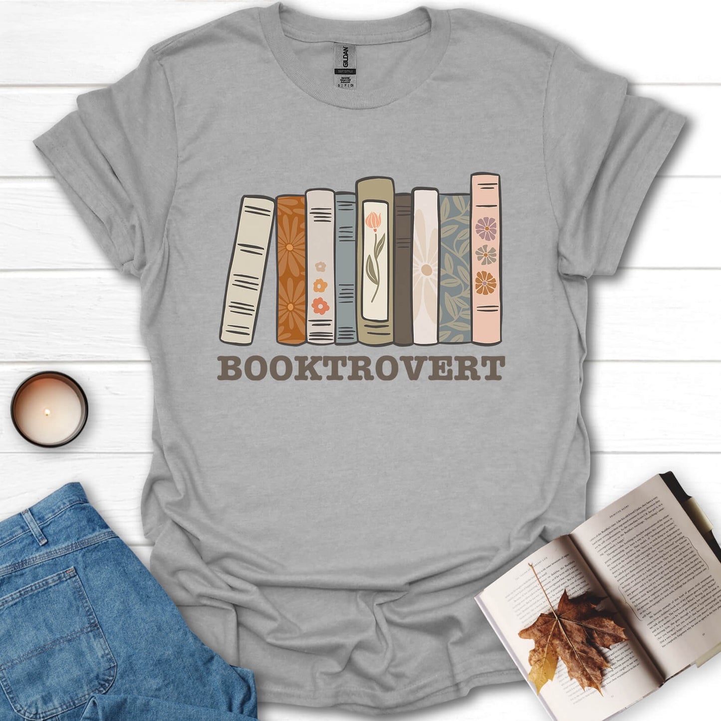 Booktrovert Book Reading T-Shirt