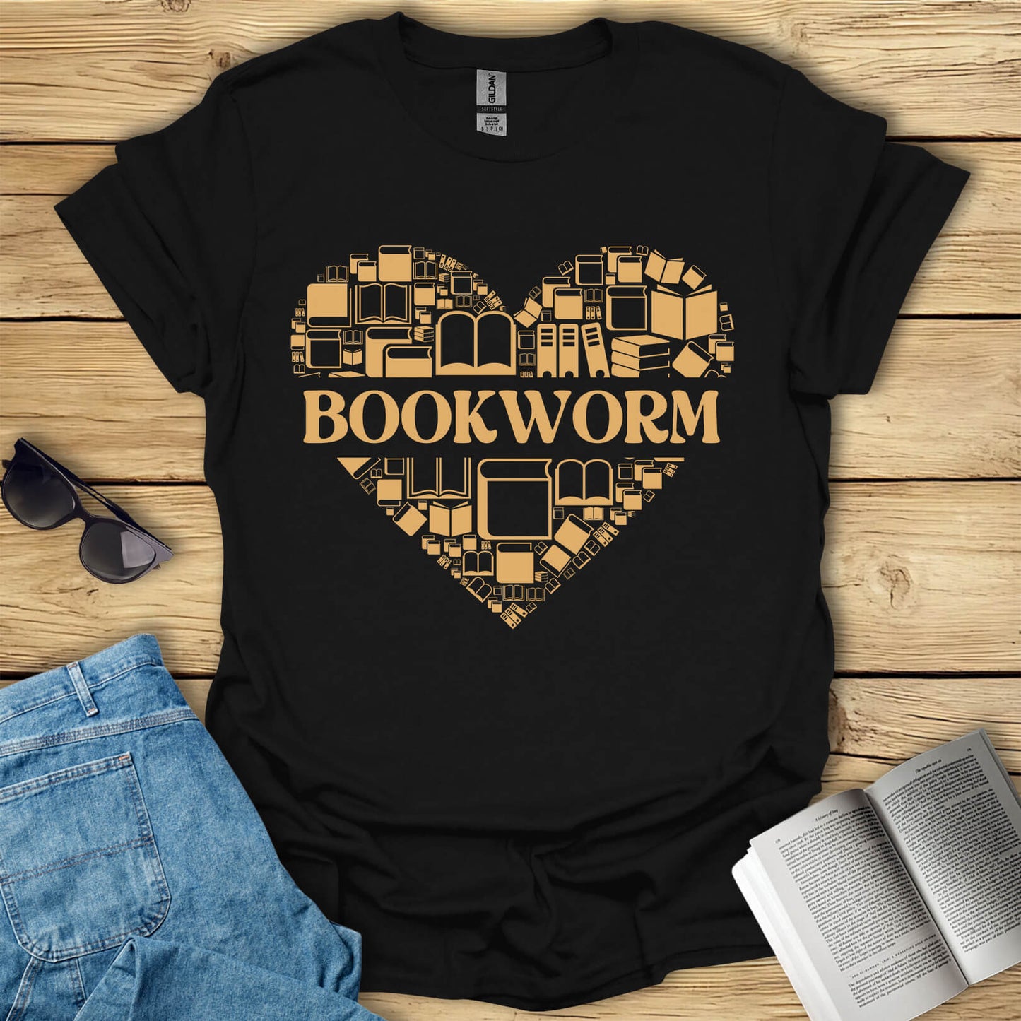 Bookworm Reading And Librarian Gift T-Shirt
