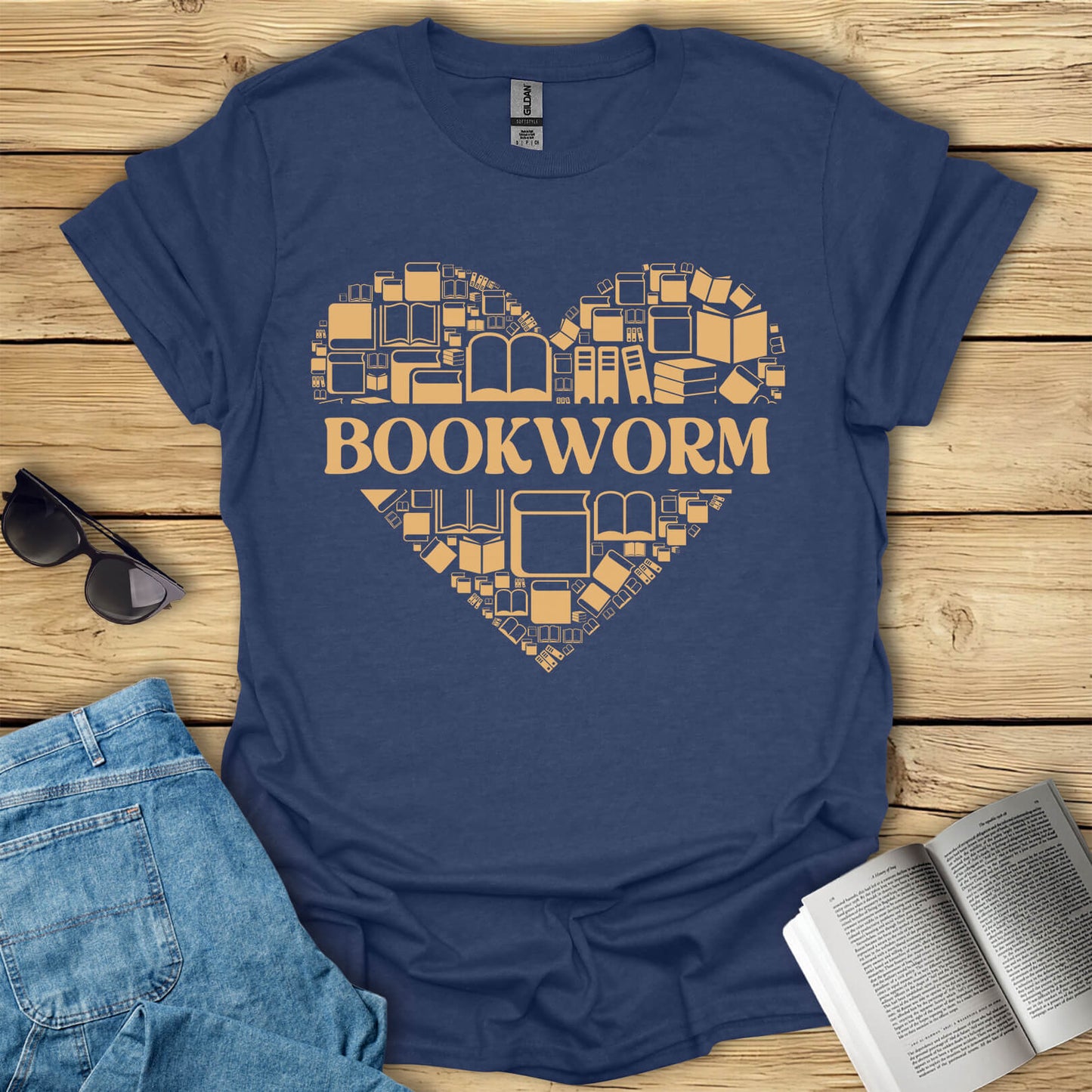 Bookworm Reading And Librarian Gift T-Shirt