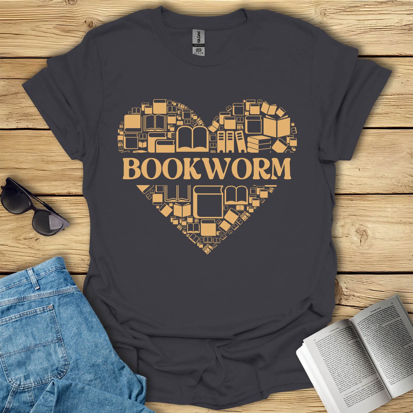 Bookworm Reading And Librarian Gift T-Shirt