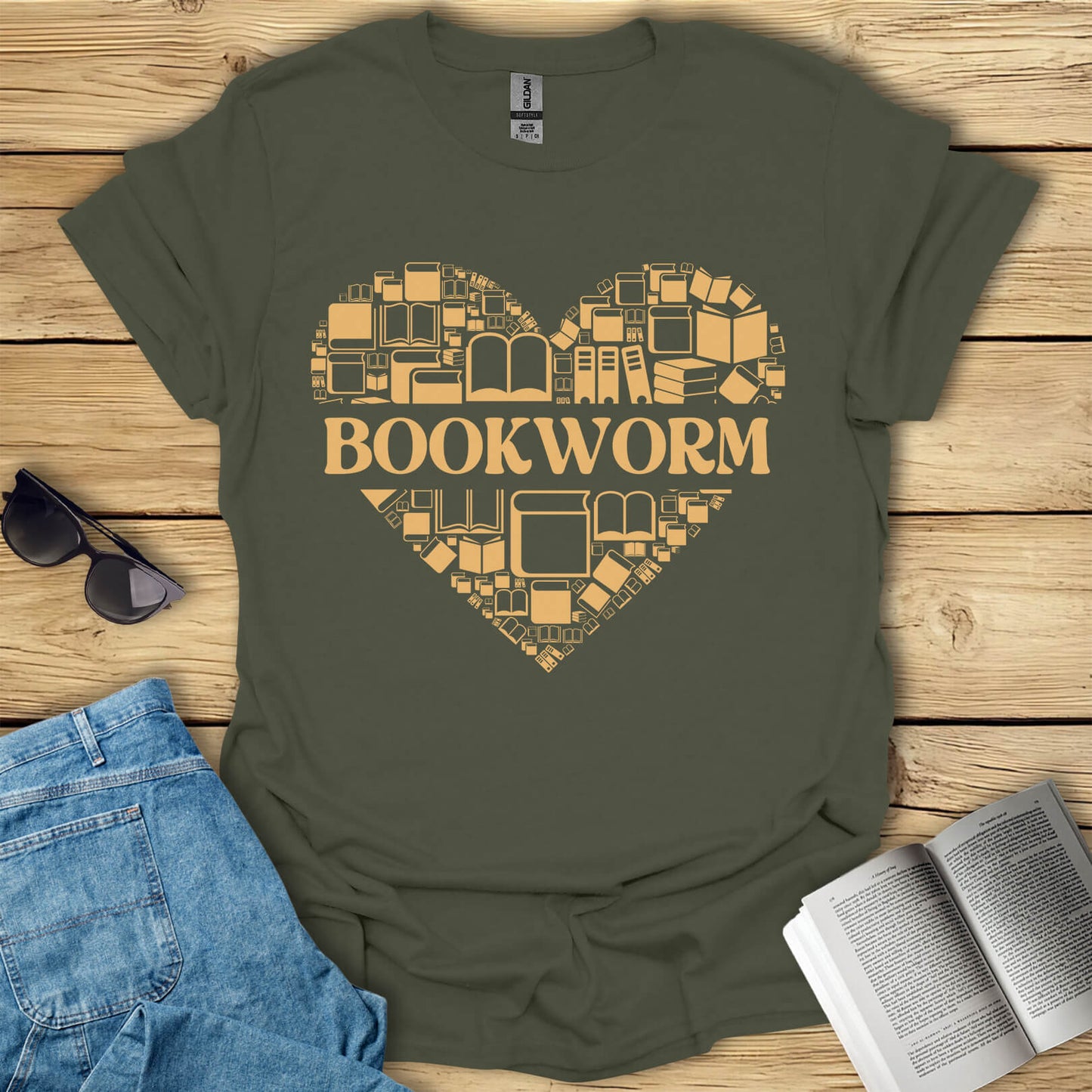 Bookworm Reading And Librarian Gift T-Shirt