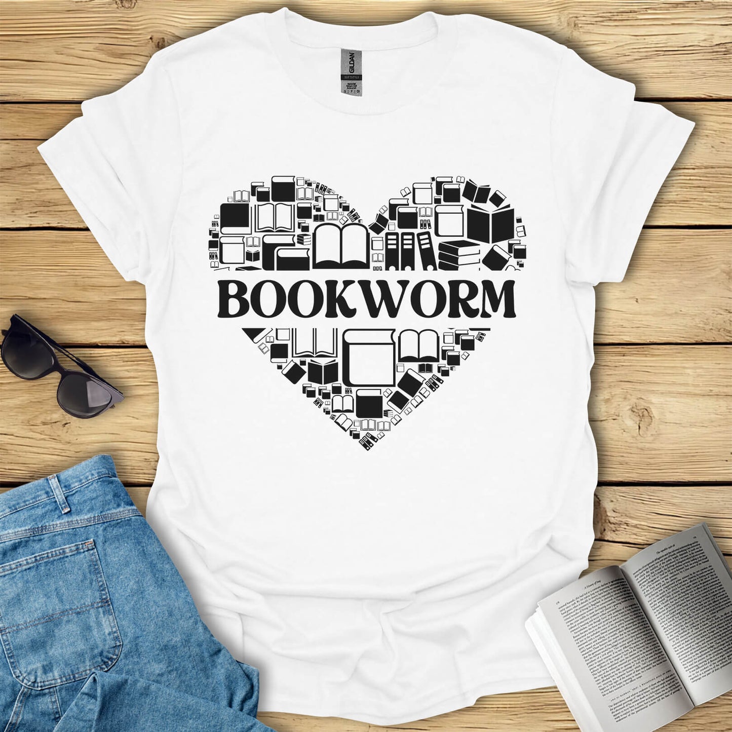 Bookworm Reading And Librarian Gift T-Shirt