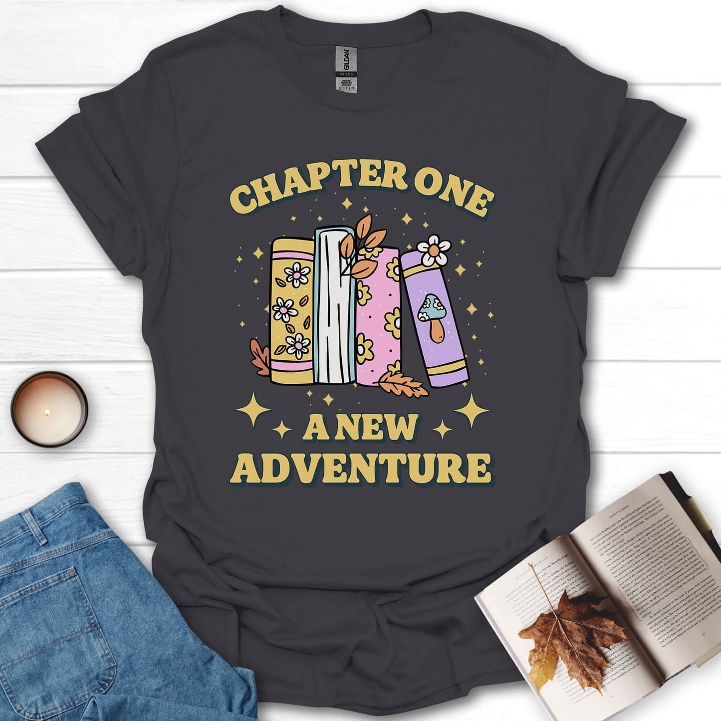 Chapter One A New Adventure Book Reading T-Shirt
