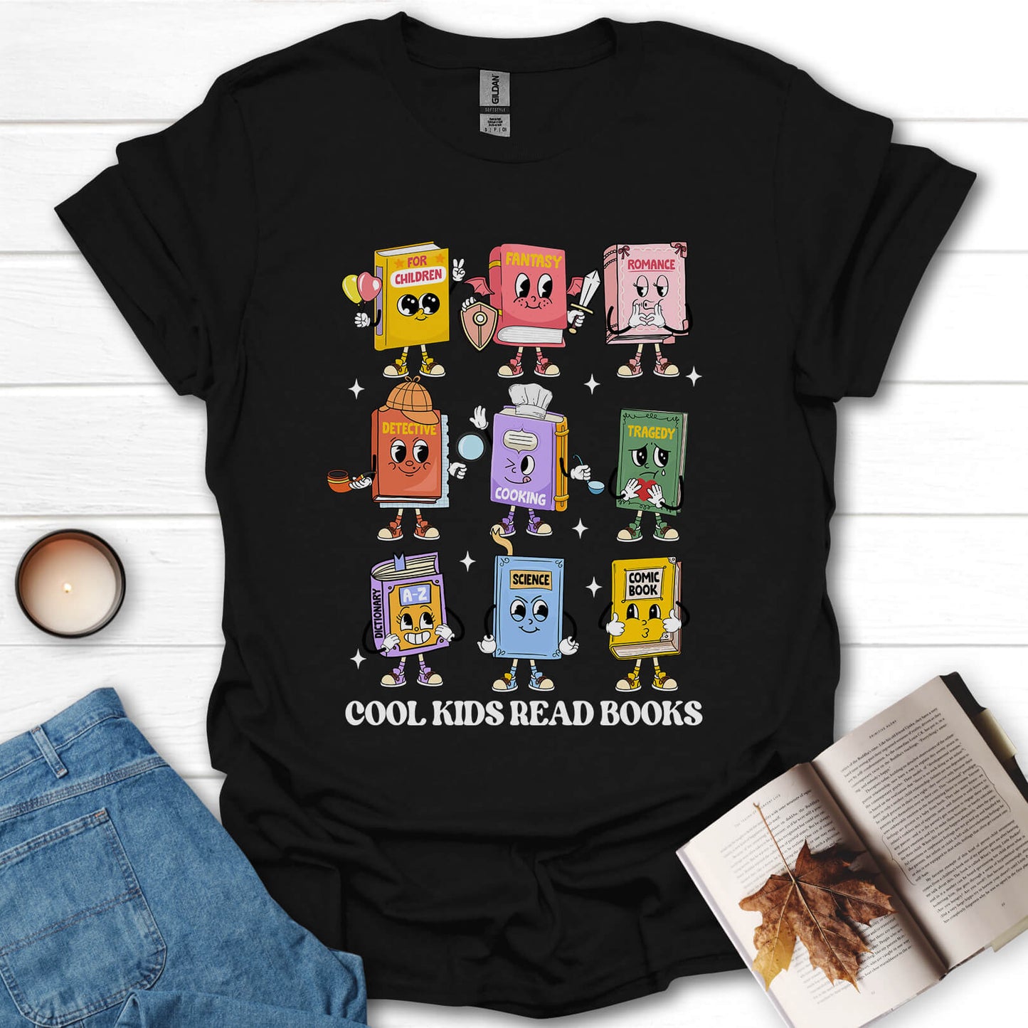 Cool Kids Read Books T-Shirt