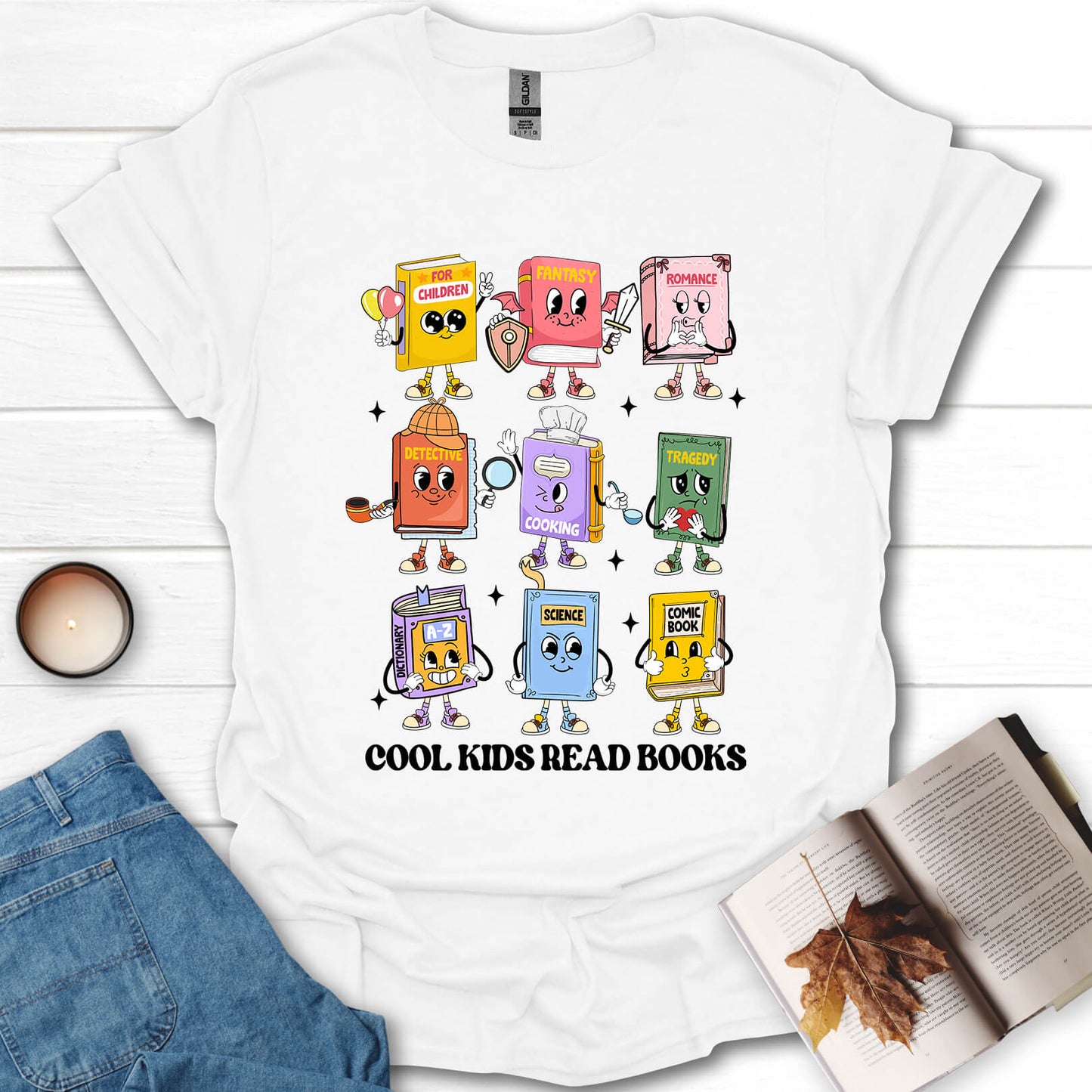 Cool Kids Read Books T-Shirt