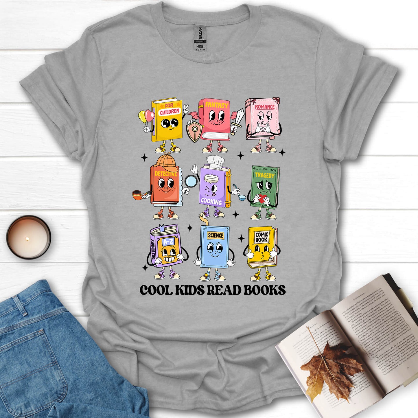 Cool Kids Read Books T-Shirt