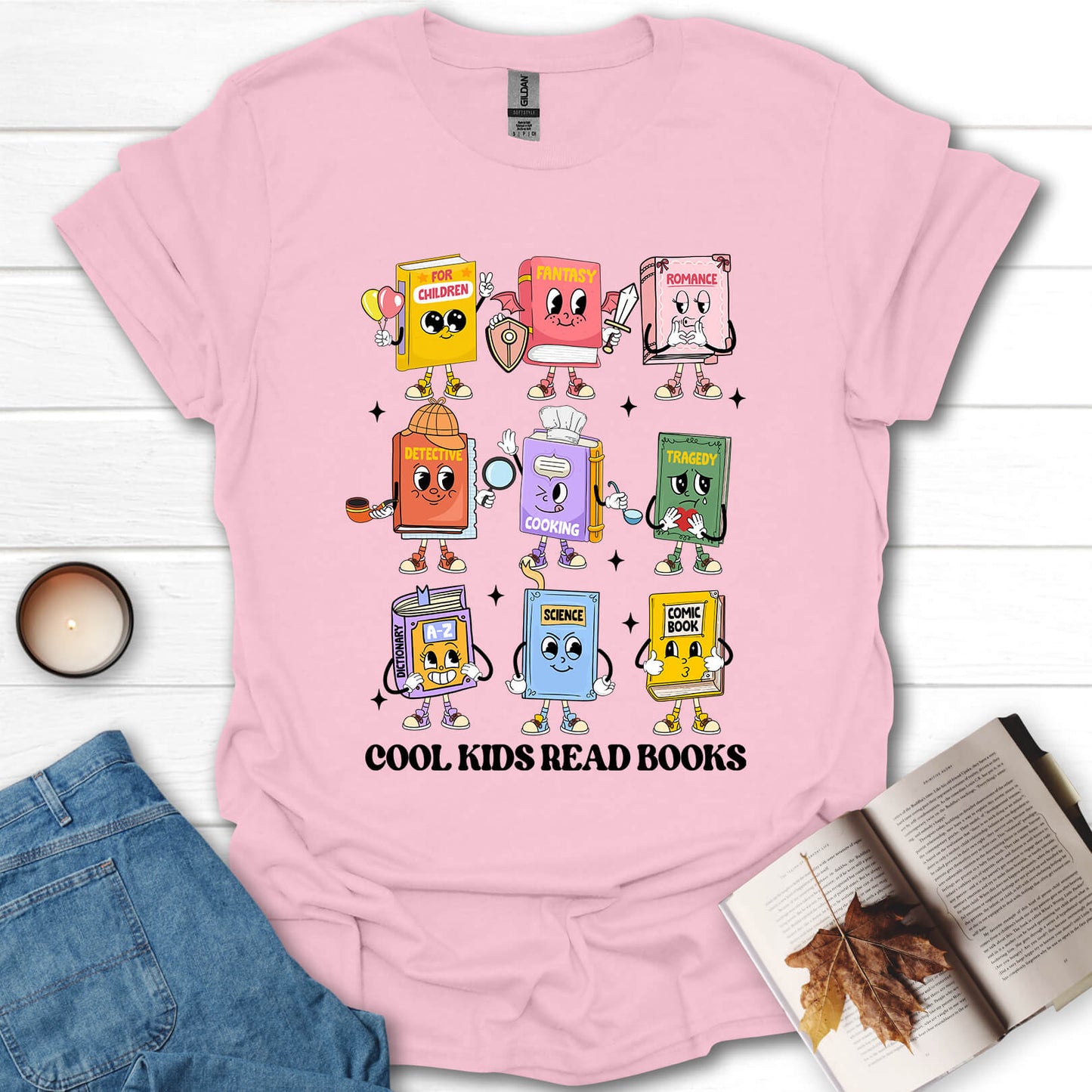 Cool Kids Read Books T-Shirt