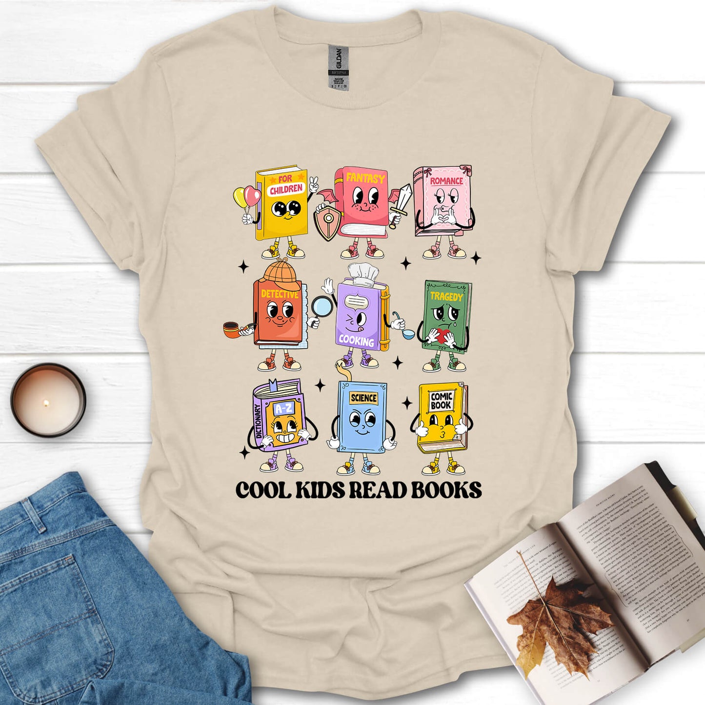 Cool Kids Read Books T-Shirt