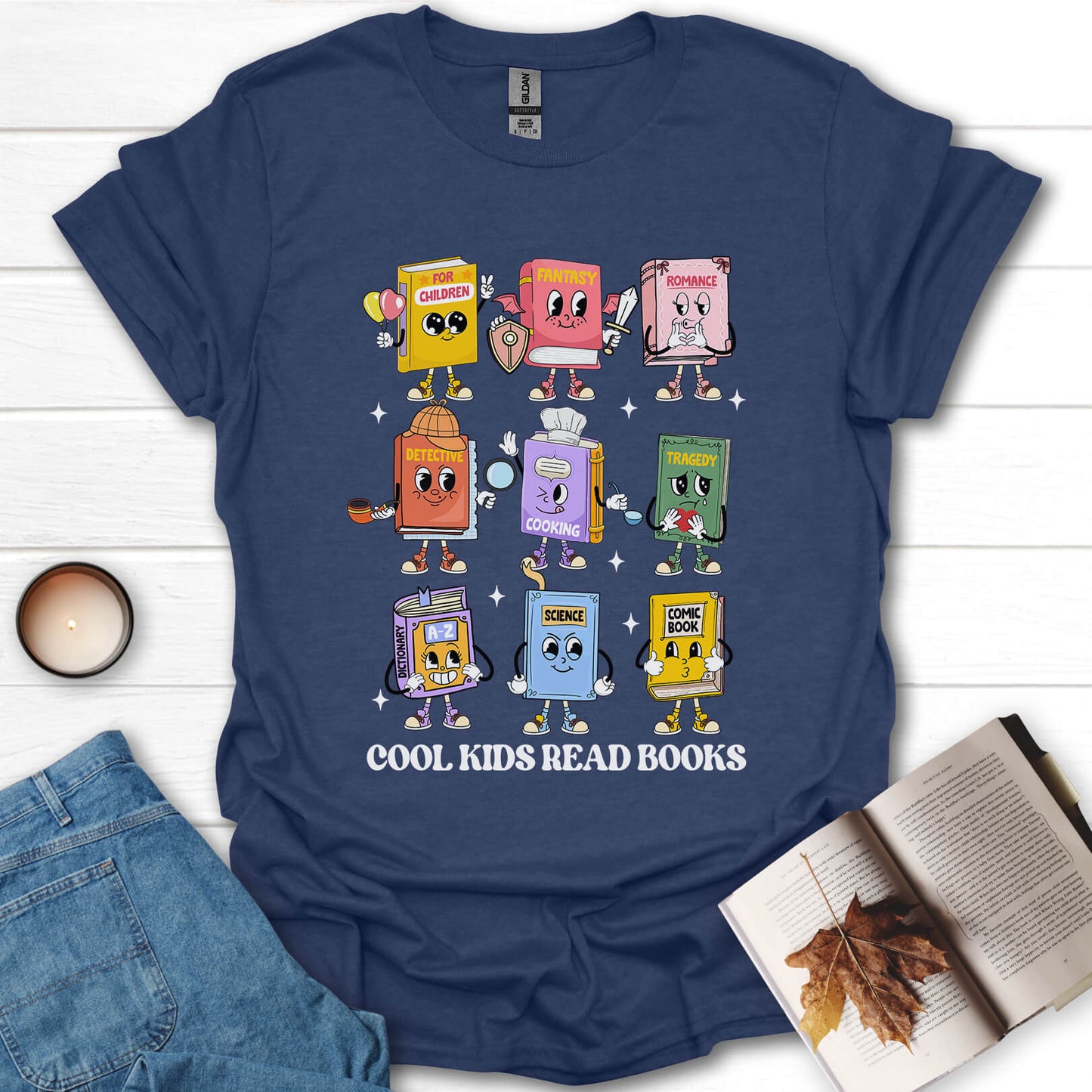 Cool Kids Read Books T-Shirt