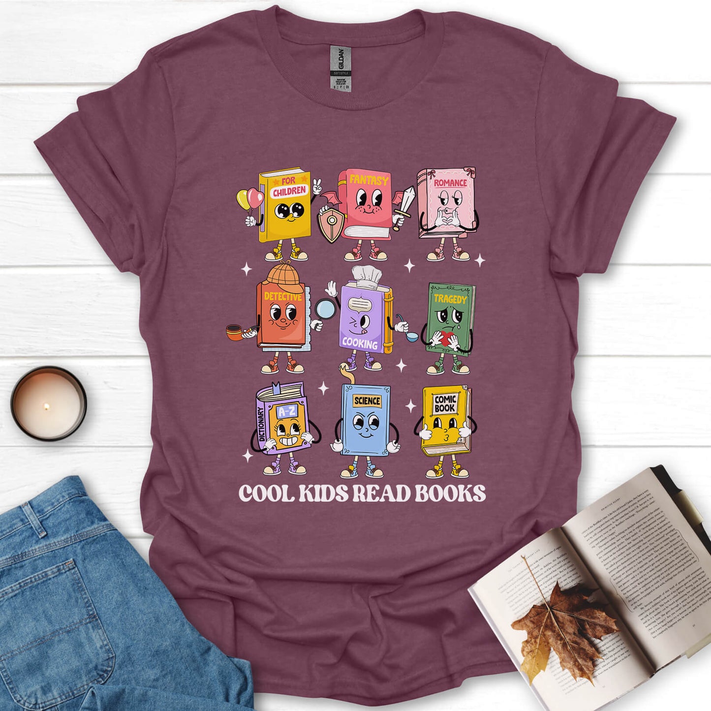 Cool Kids Read Books T-Shirt
