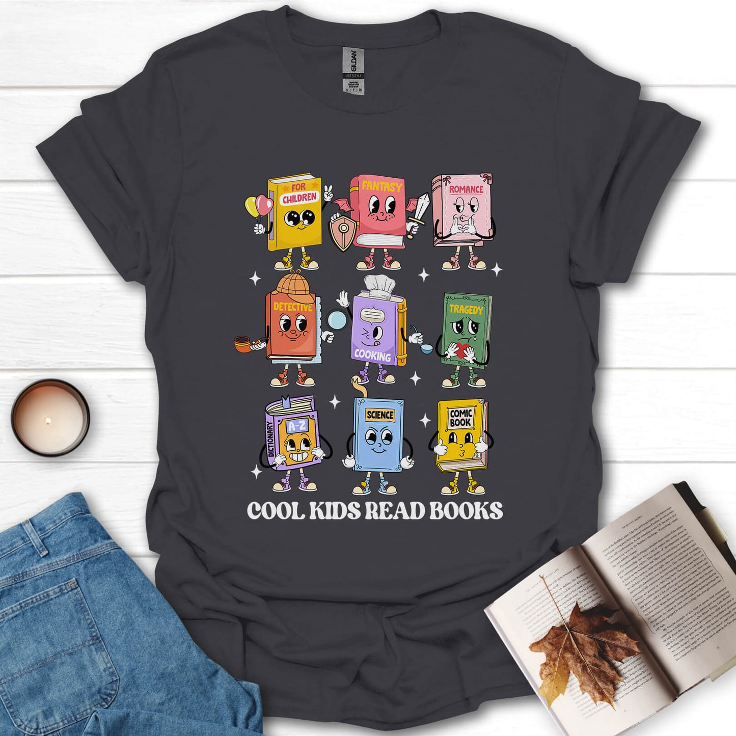 Cool Kids Read Books T-Shirt