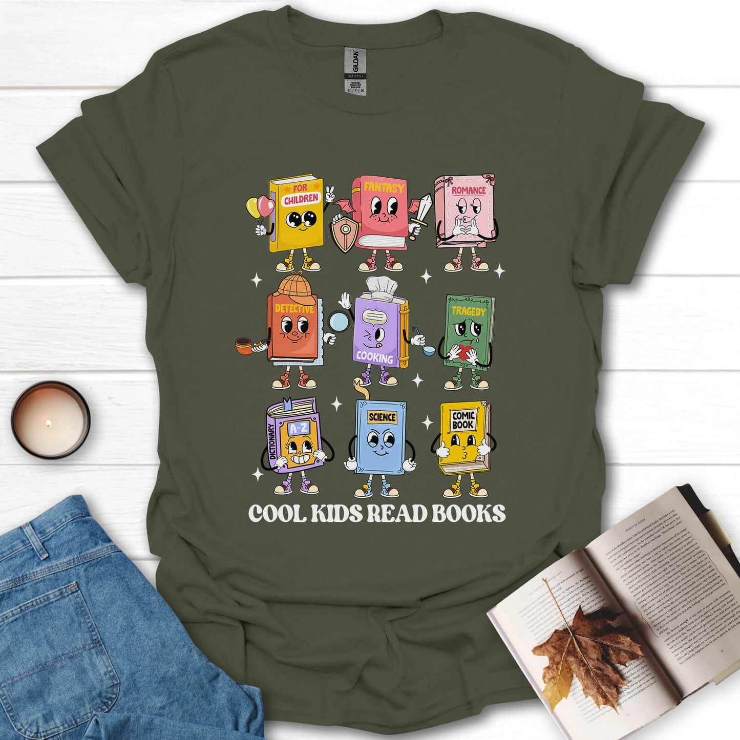Cool Kids Read Books T-Shirt