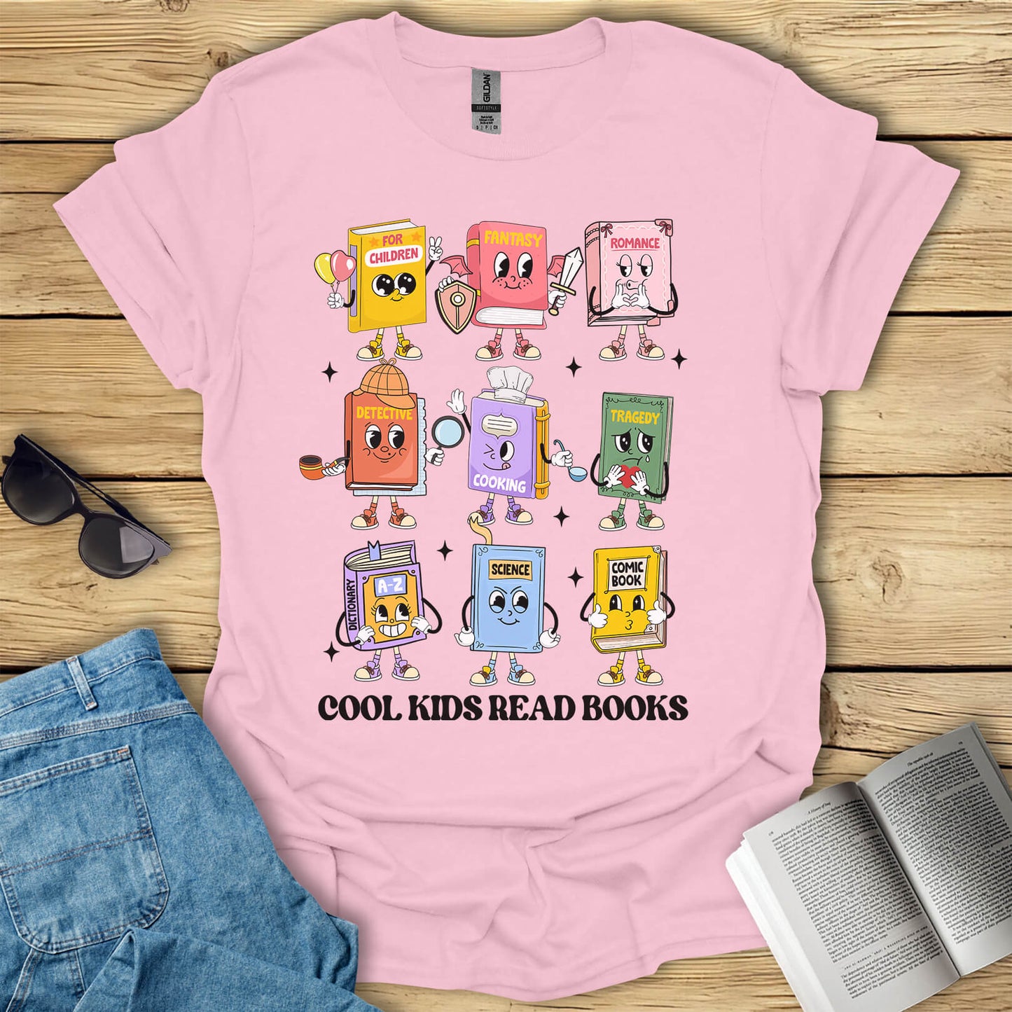 Cool Kids Read Books T-Shirt