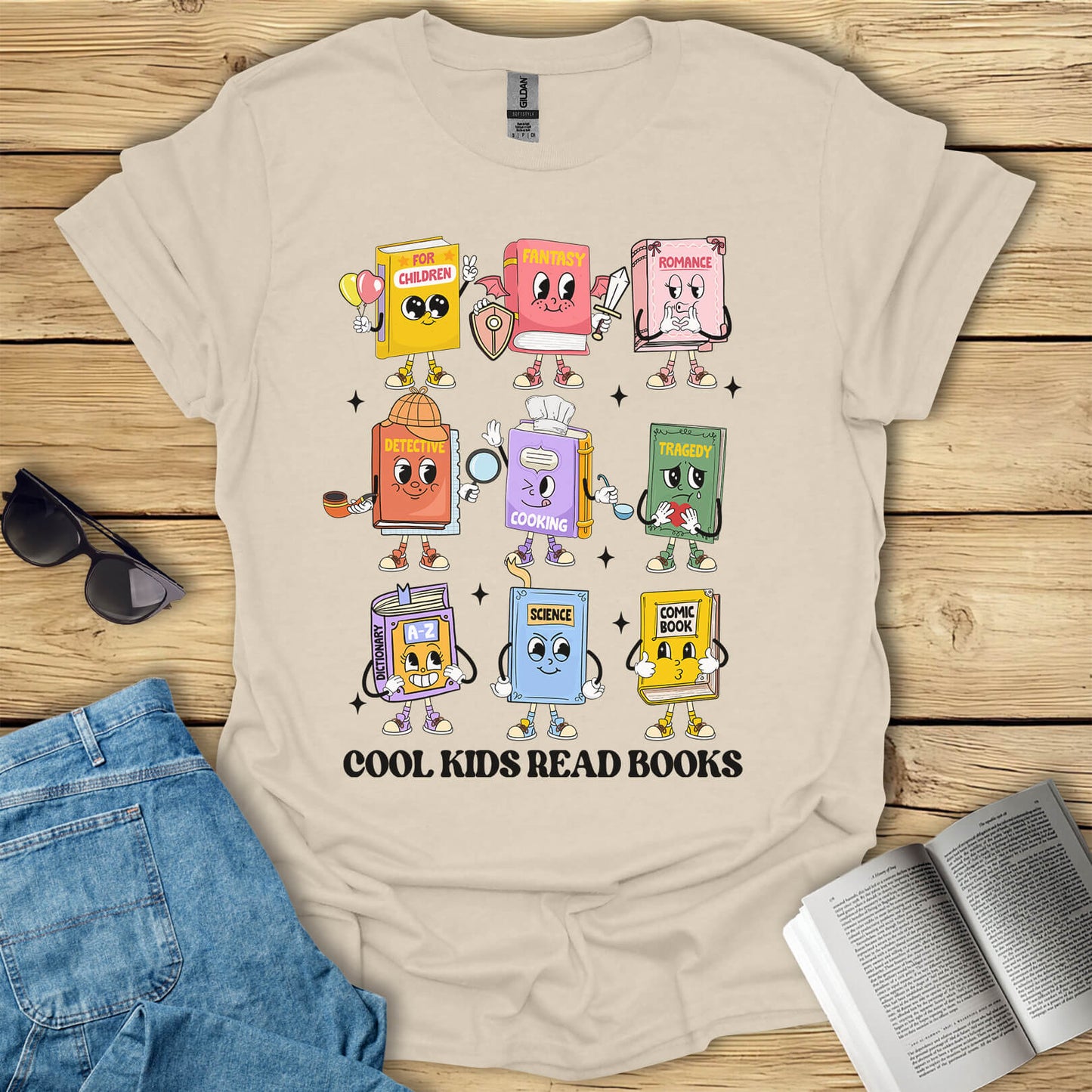 Cool Kids Read Books T-Shirt