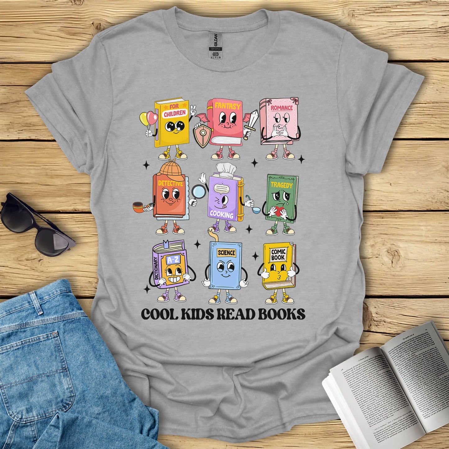 Cool Kids Read Books T-Shirt