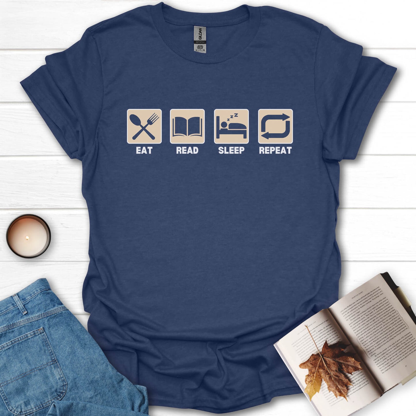 Eat, Sleep, Read, Repeat T-Shirt