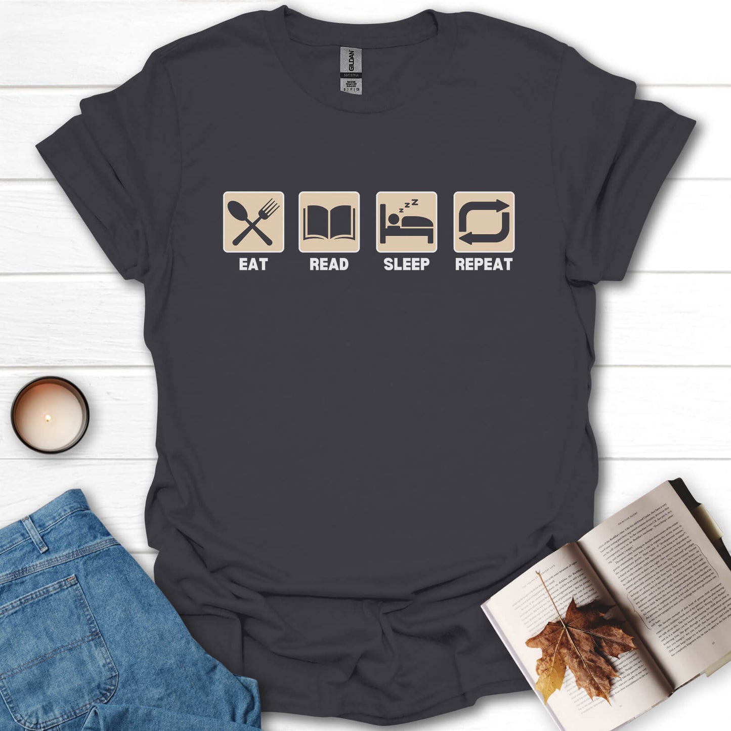 Eat, Sleep, Read, Repeat T-Shirt