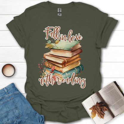 Fall In Love With Reading T-Shirt