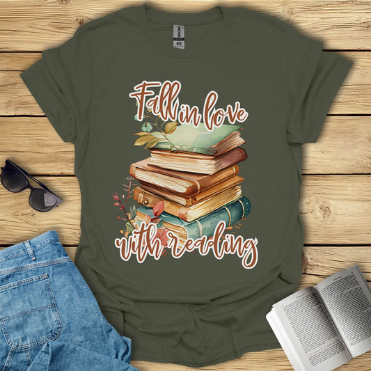 Fall In Love With Reading T-Shirt