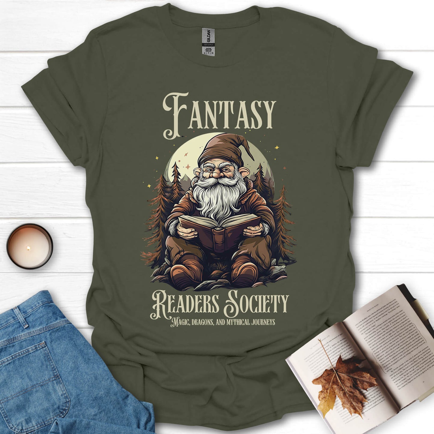 Fantasy Readers Society Dwarf T-Shirt