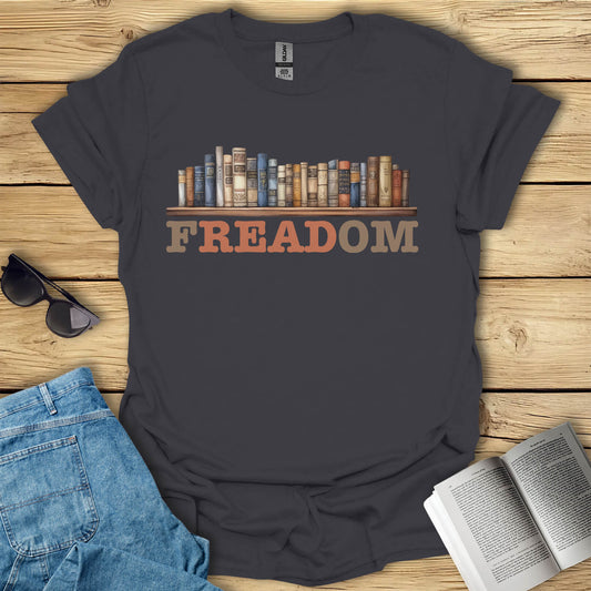 Freadom Book Reading T-Shirt