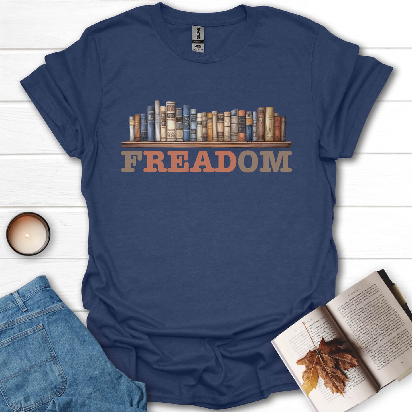 Freadom Book Reading T-Shirt