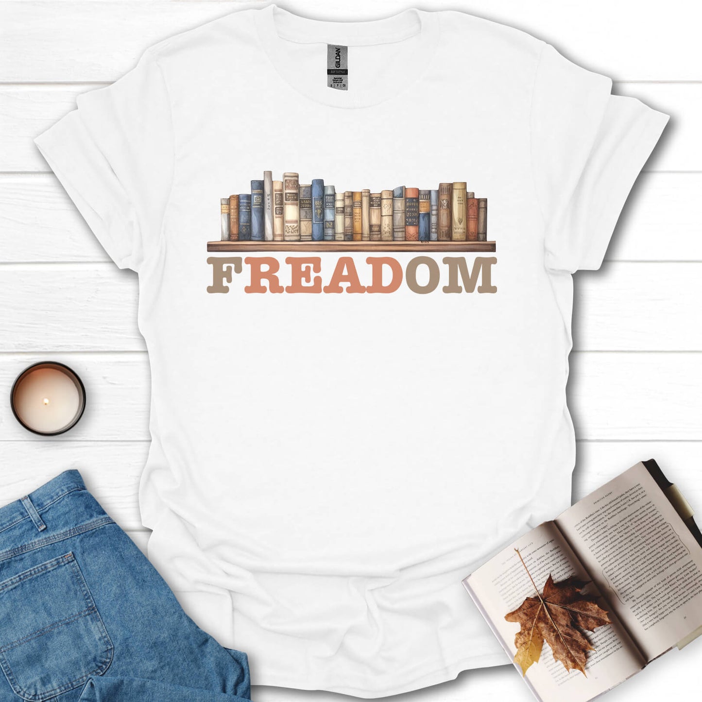 Freadom Book Reading T-Shirt
