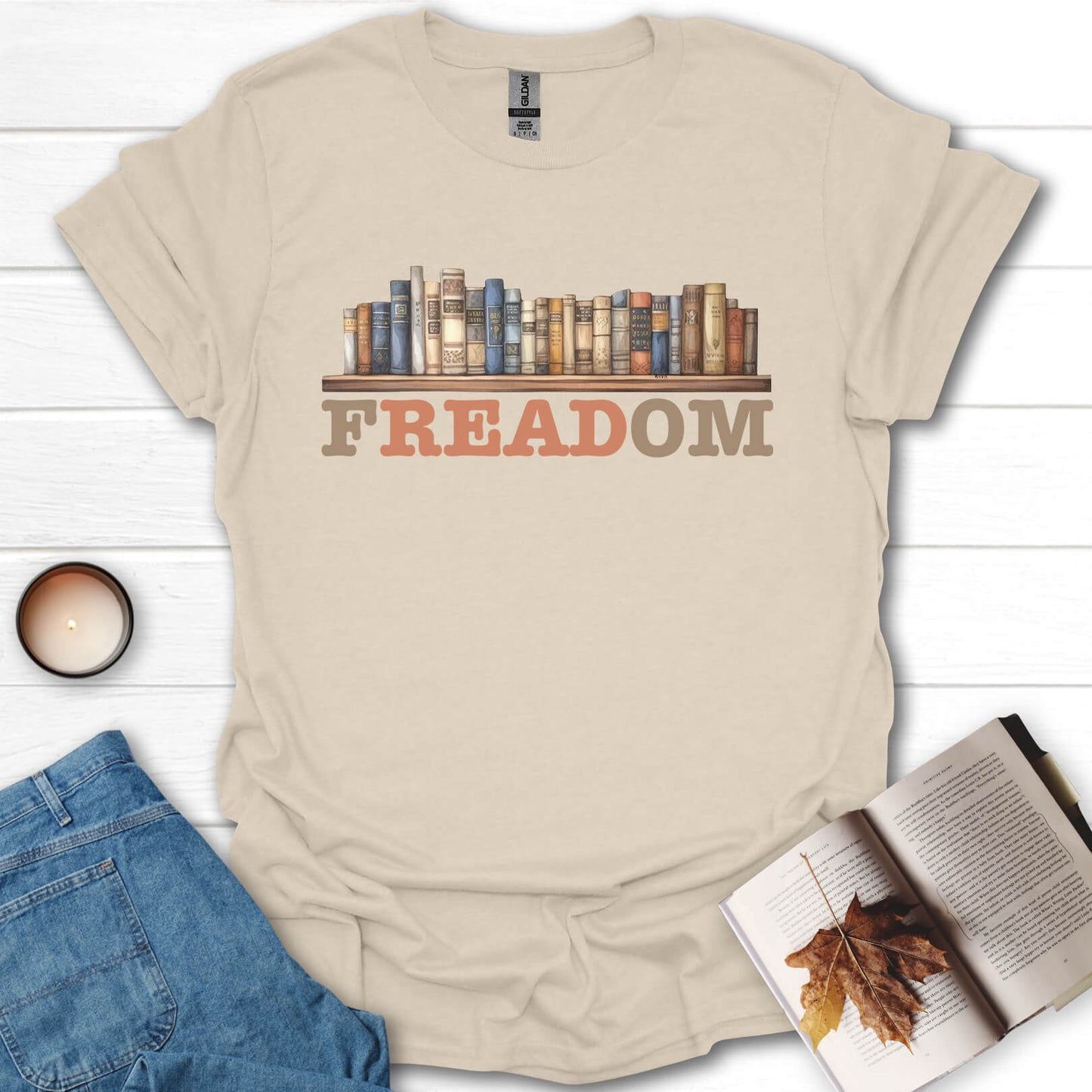 Freadom Book Reading T-Shirt